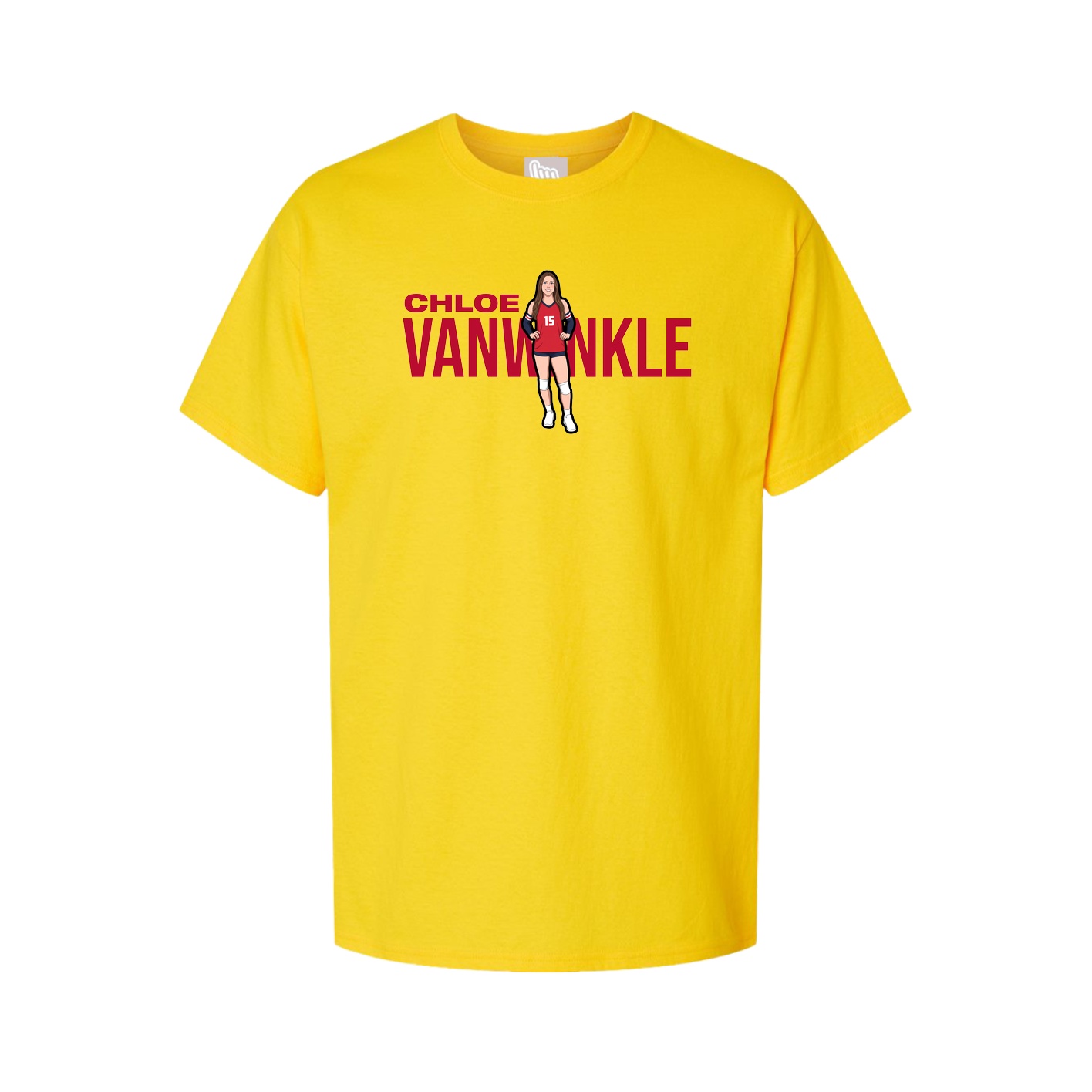 Youth Tee — Player Name in Gold