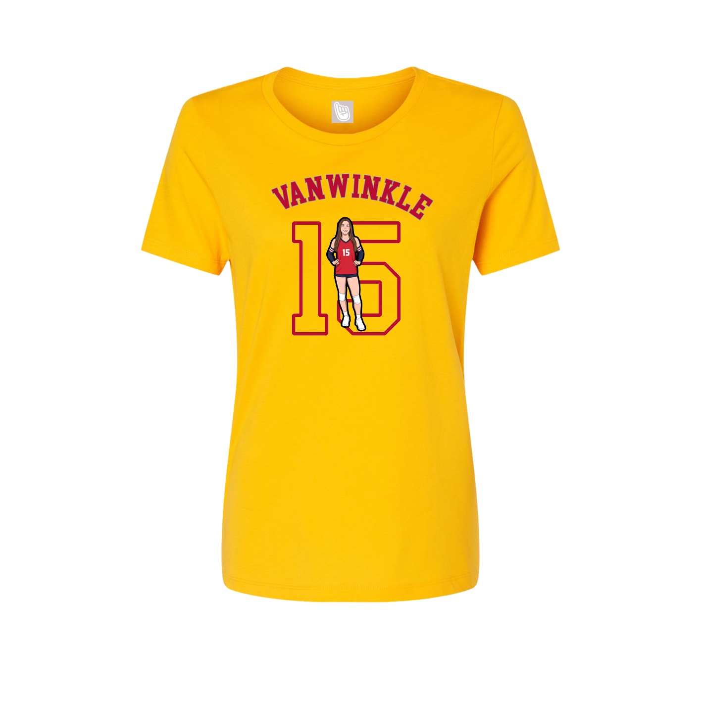 Womens Tee — Shirsey Arch in Gold