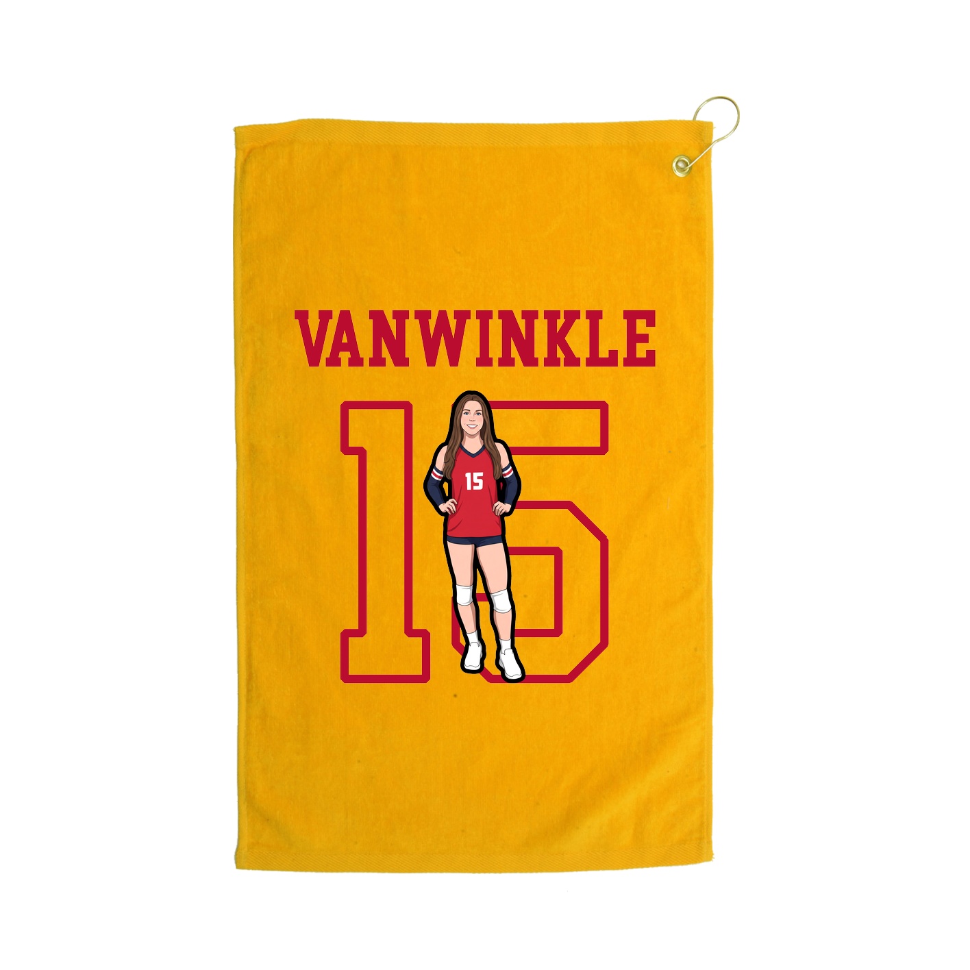 Golf Towel — Shirsey in Gold