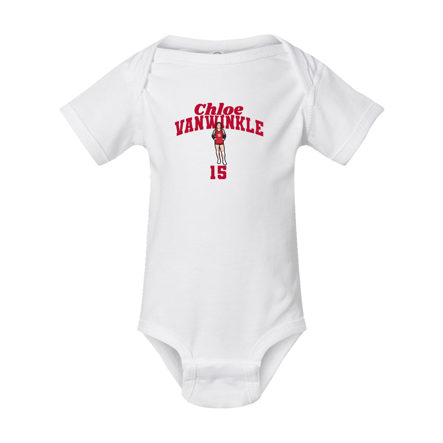 Baby Onesie — Signature Arch in White