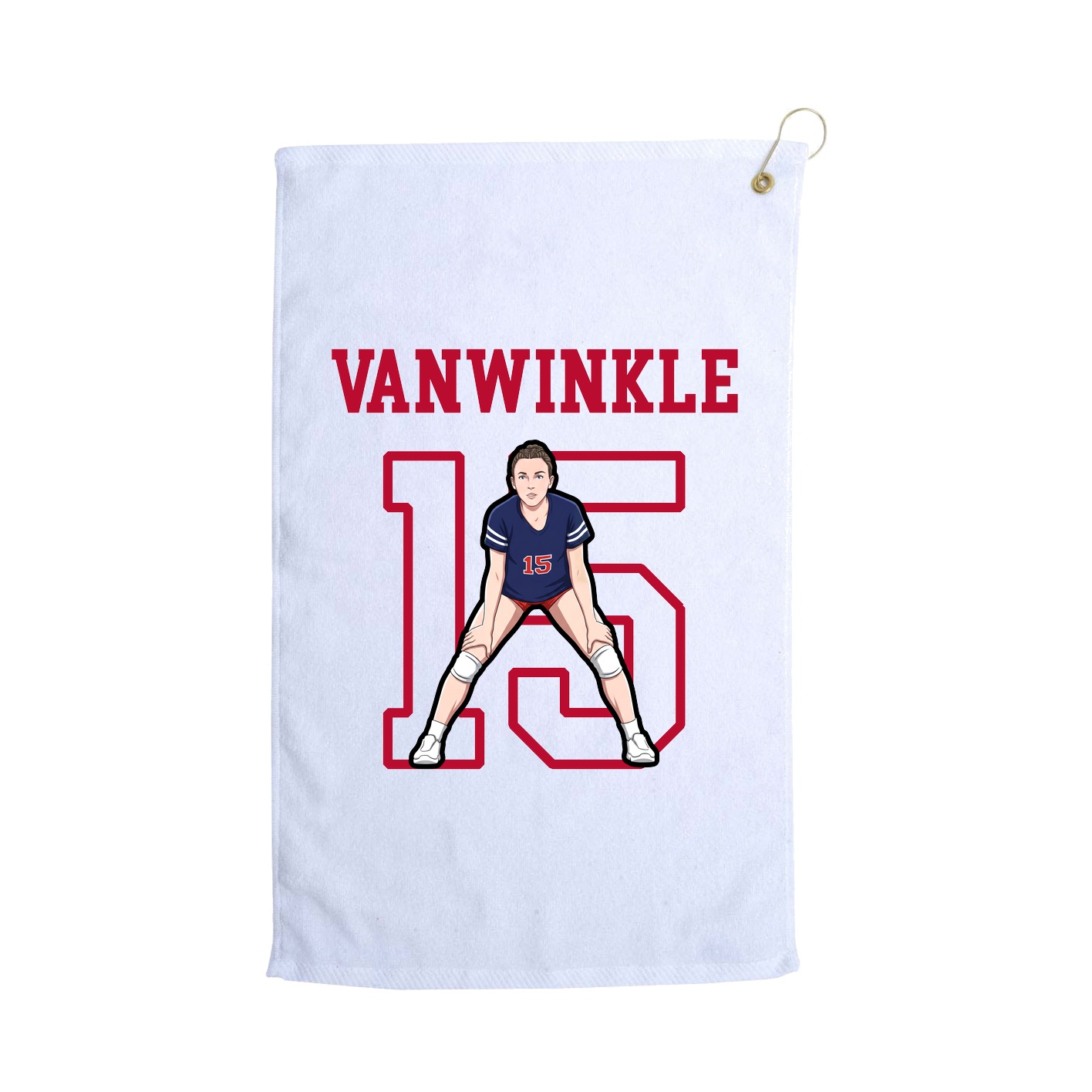 Golf Towel — Shirsey in White