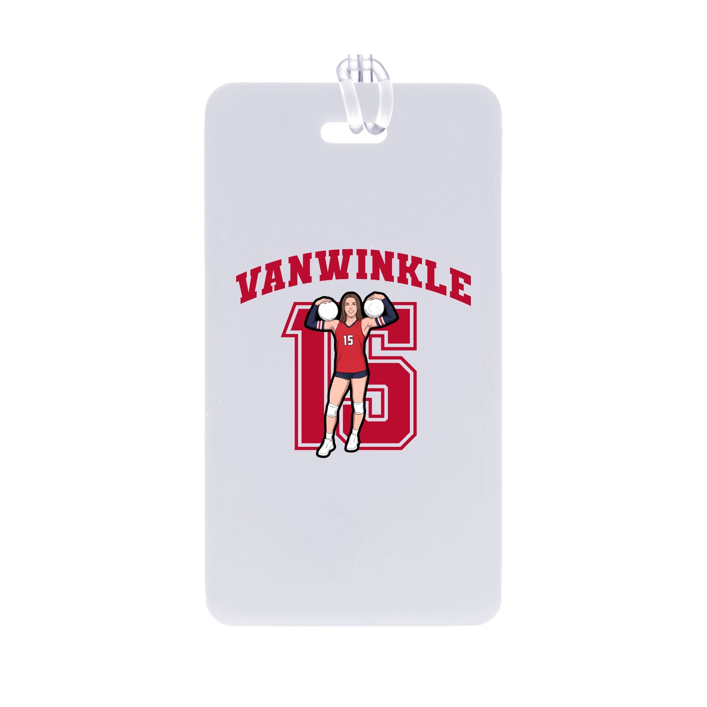 Bag Tag — Number in Classic