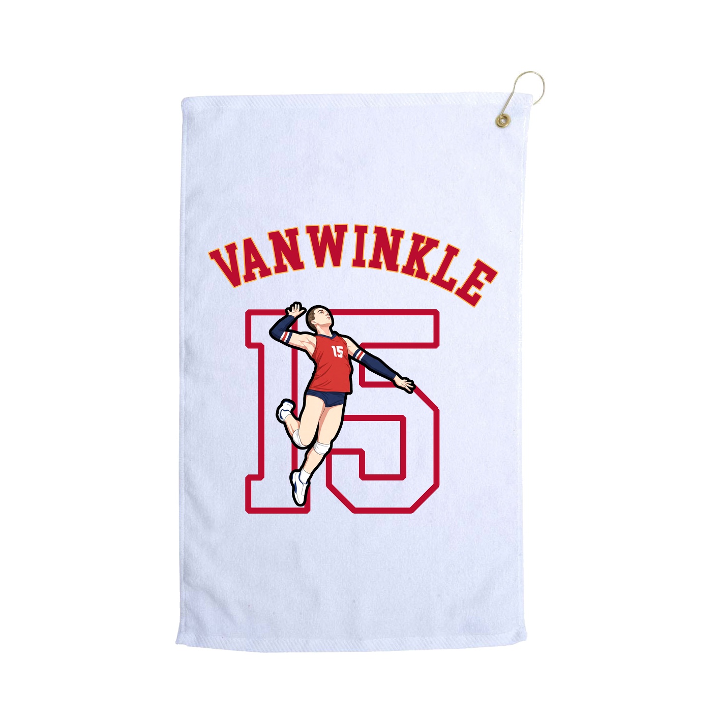 Golf Towel — Shirsey Arch in White