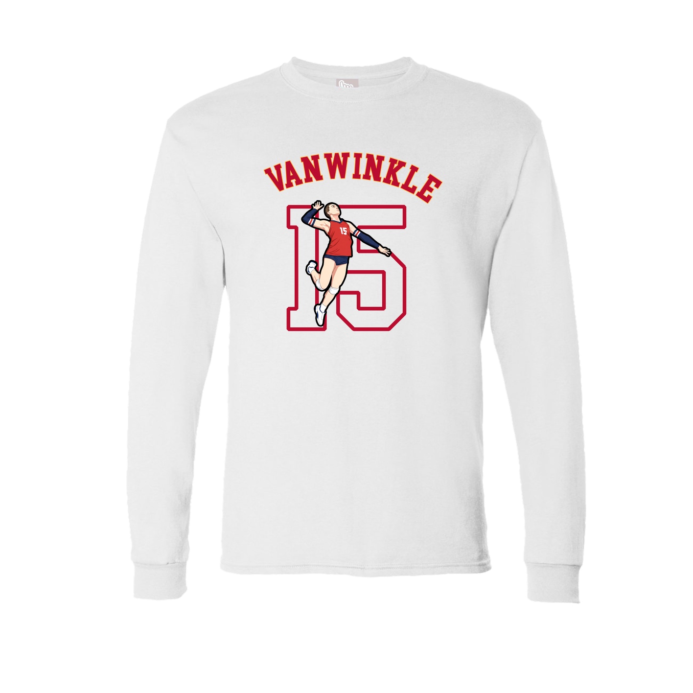 Long Sleeve Tee — Shirsey Arch in White