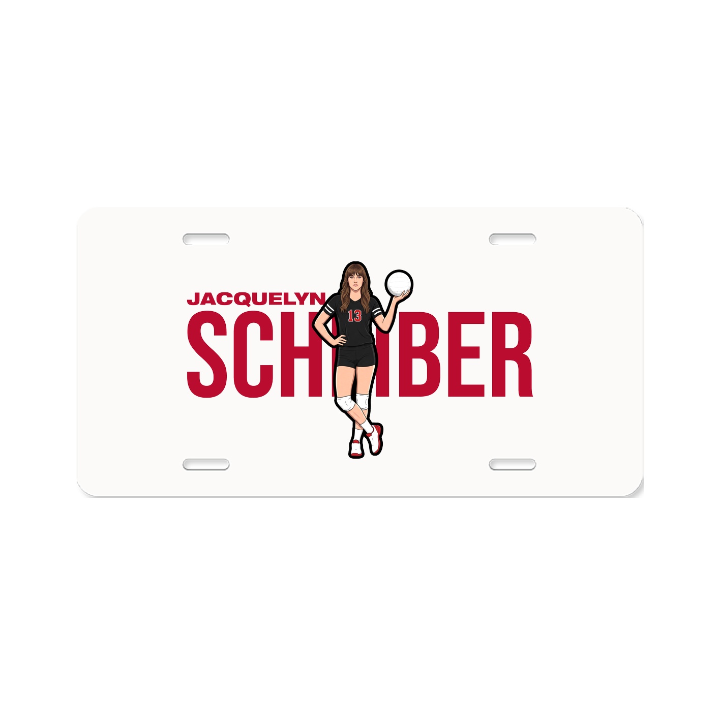 License Plate — Player Name in Classic