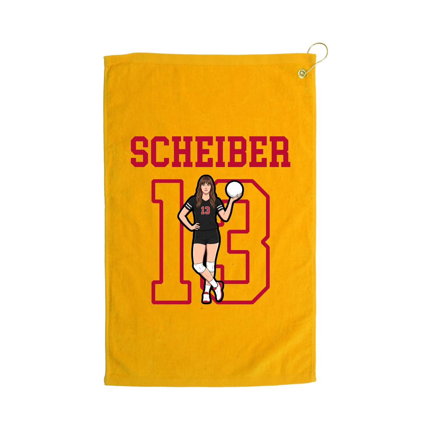Golf Towel — Shirsey in Gold