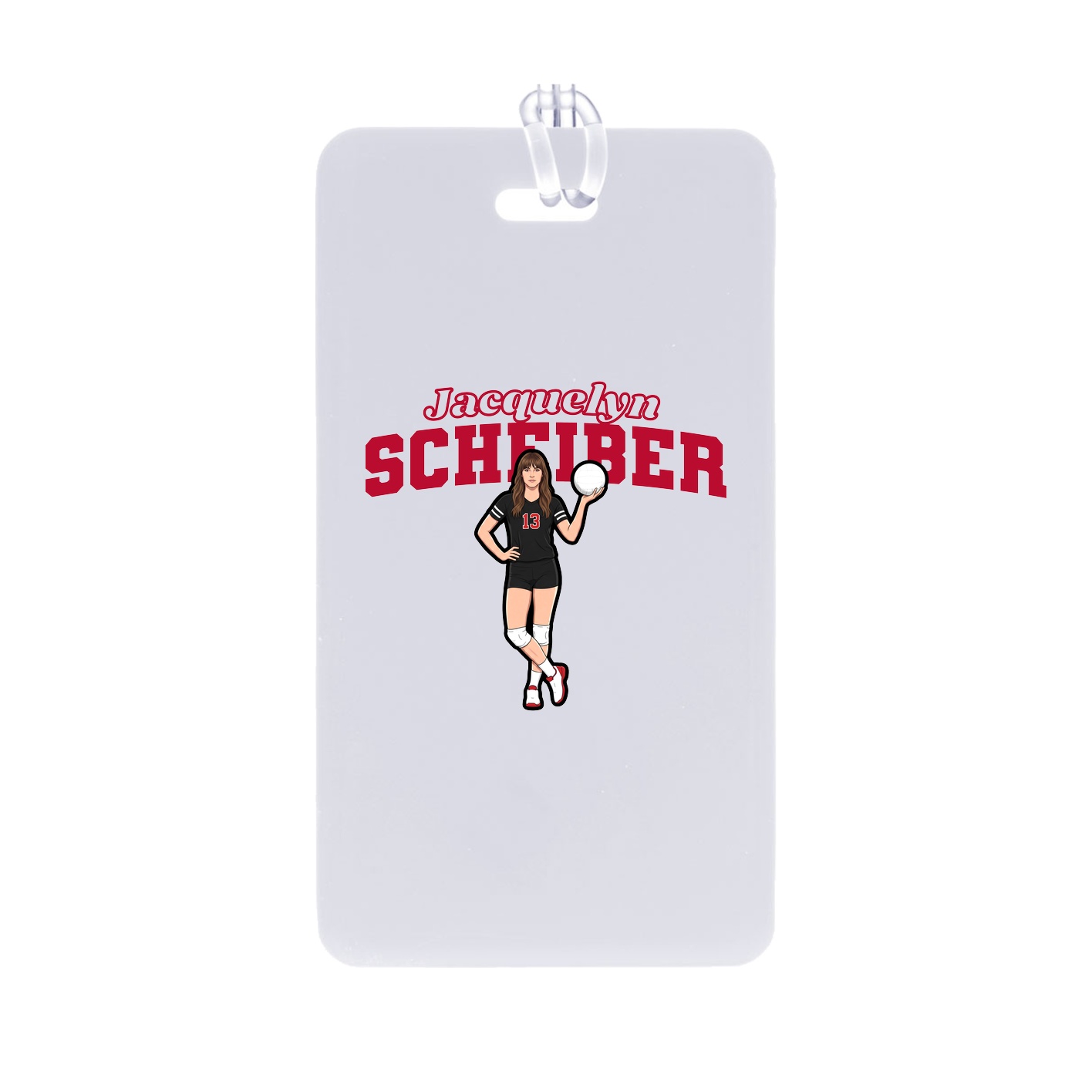 Bag Tag — Name Arch in Classic