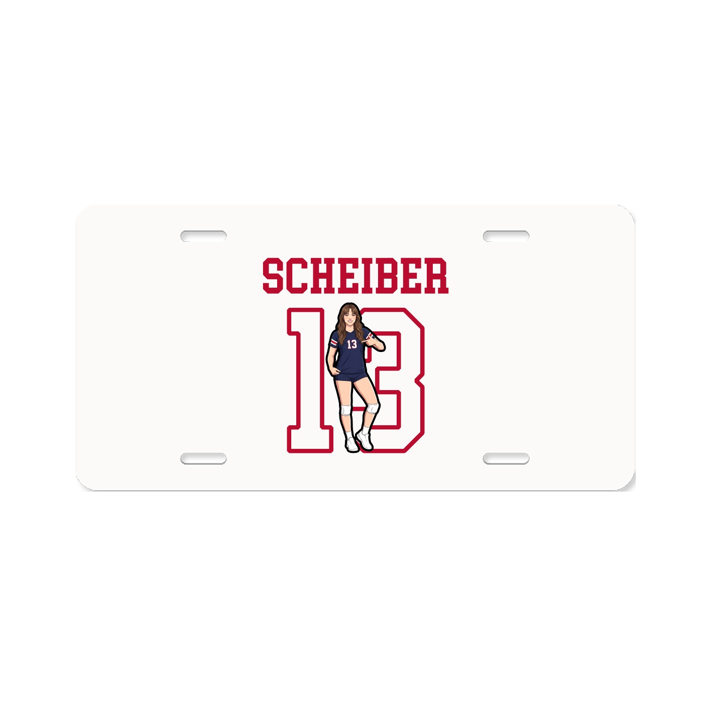 License Plate — Shirsey in Classic