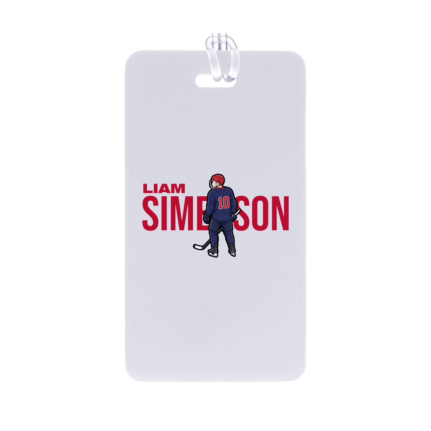 Bag Tag — Player Name in Classic