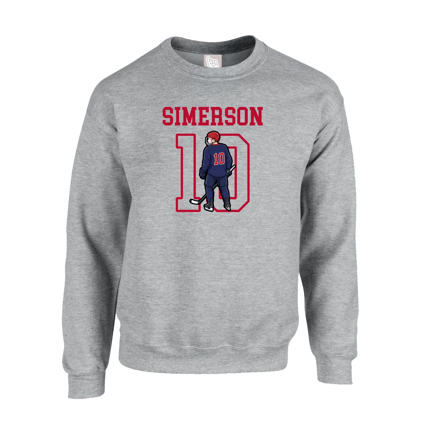 Fleece Crew — Shirsey in Grey