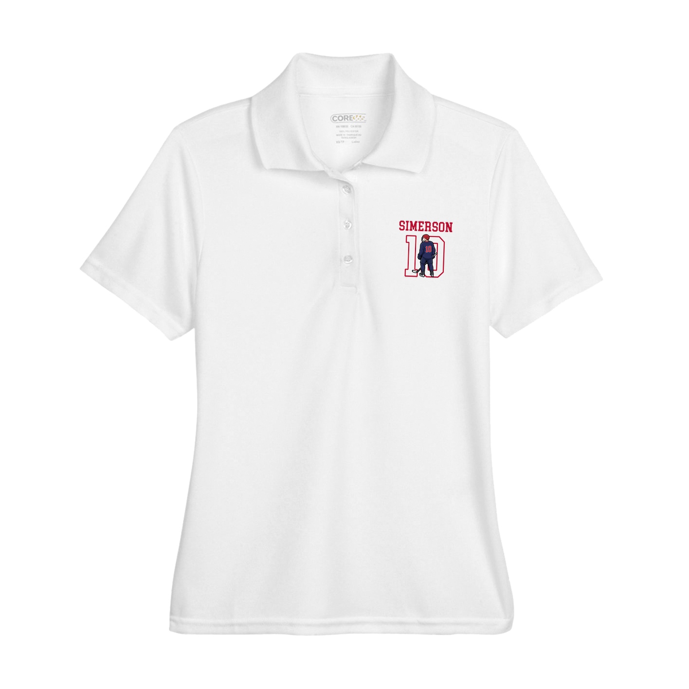 Womens Performance Polo — Shirsey in White