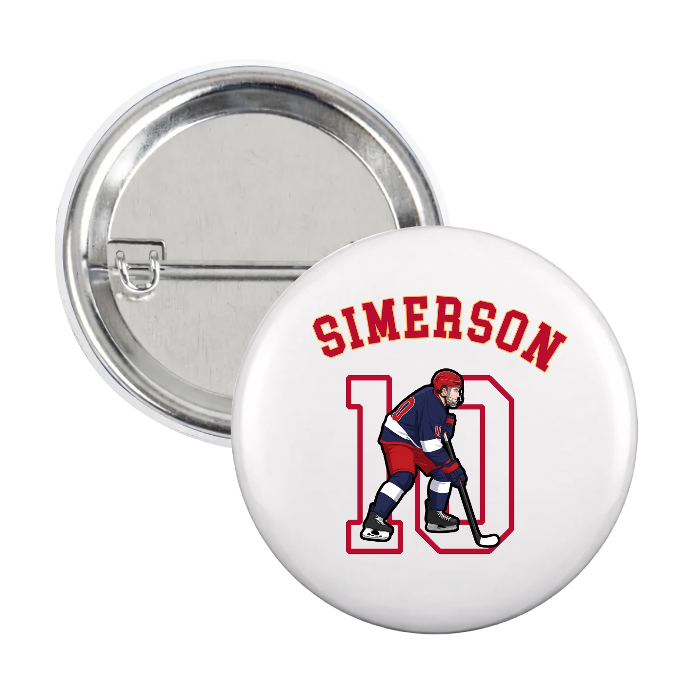 Game Day Button — Shirsey Arch in White