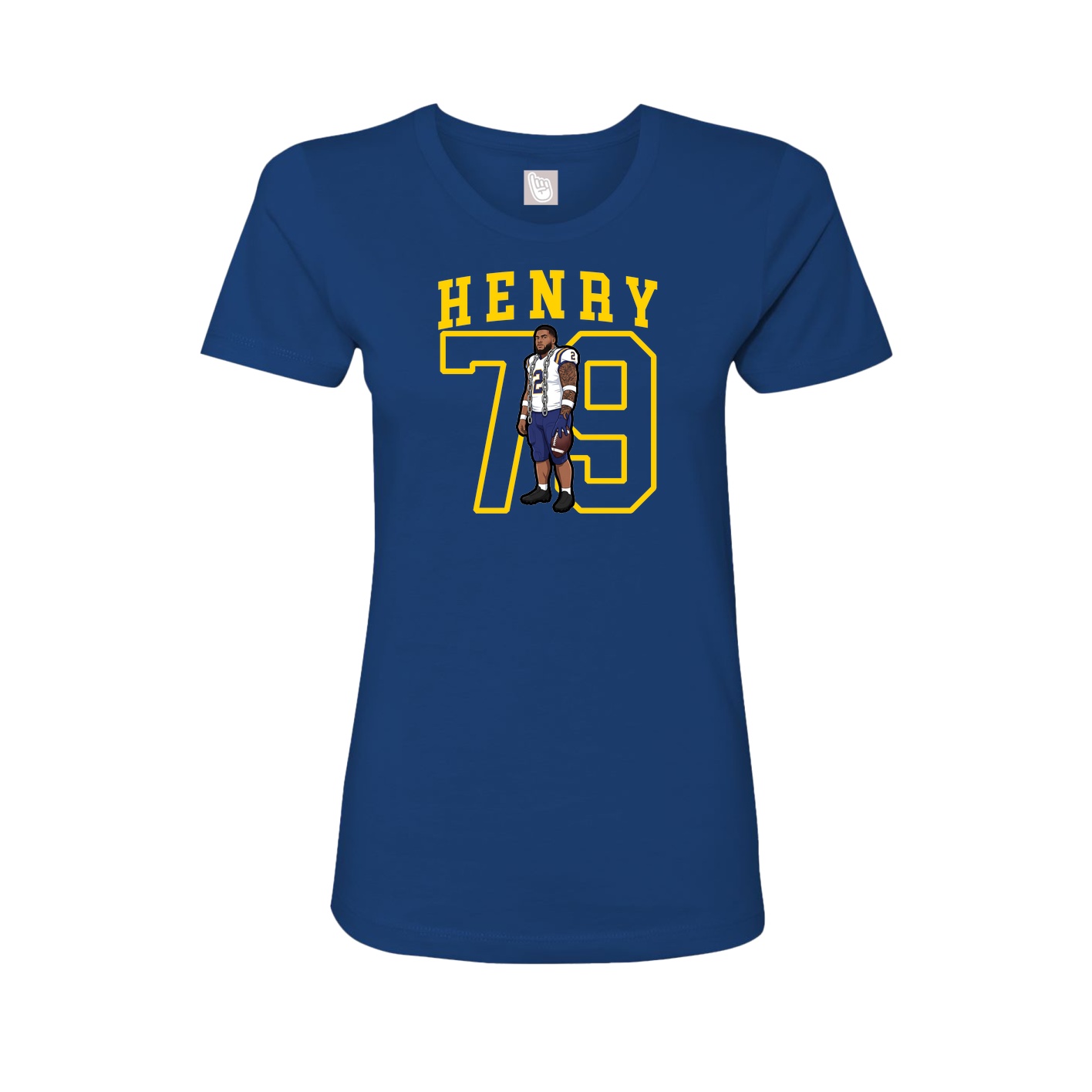 Fitted Women's Tee — Shirsey in Royal