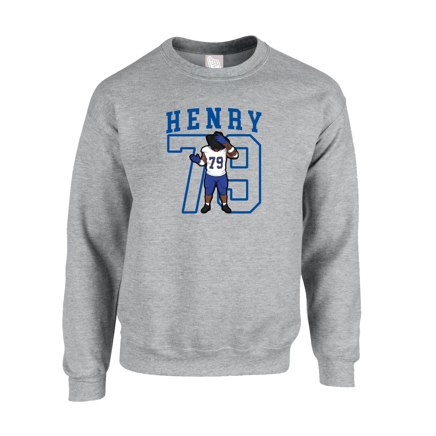 Fleece Crew — Shirsey in Grey