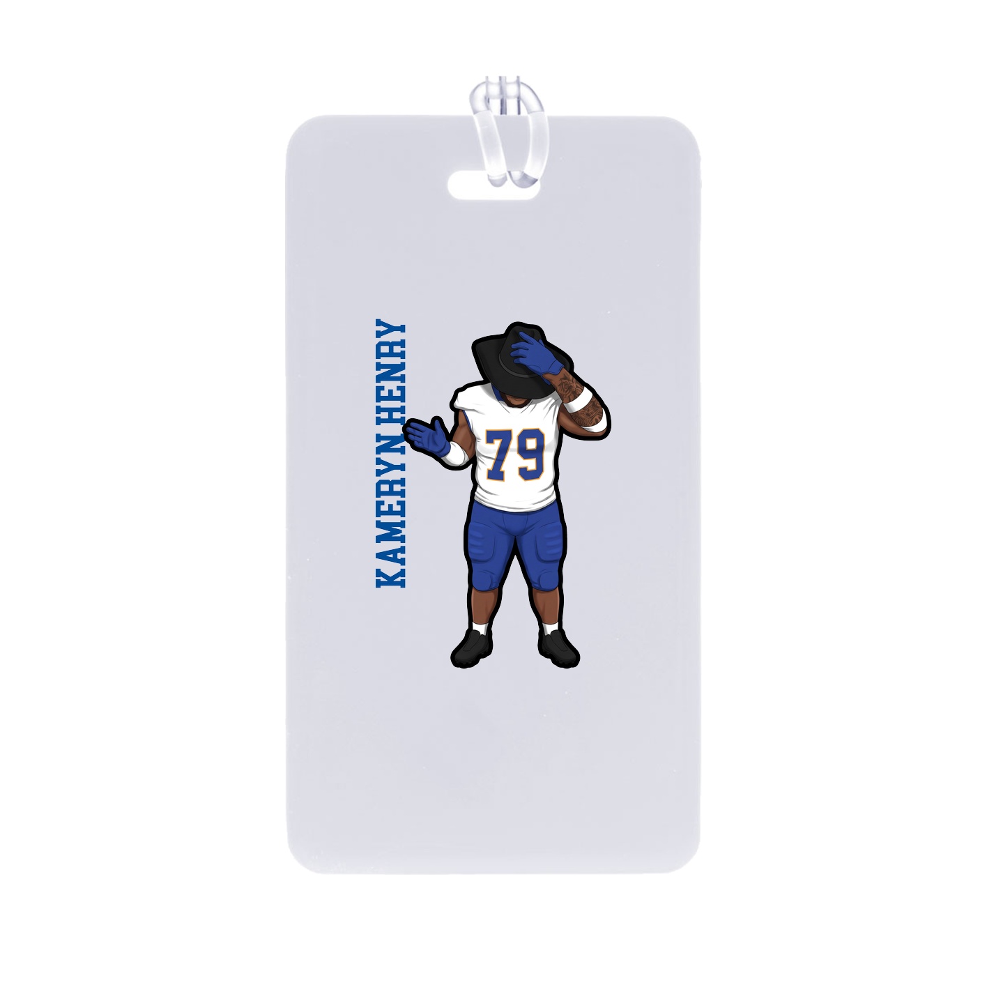 Bag Tag — Name Vertical in Classic