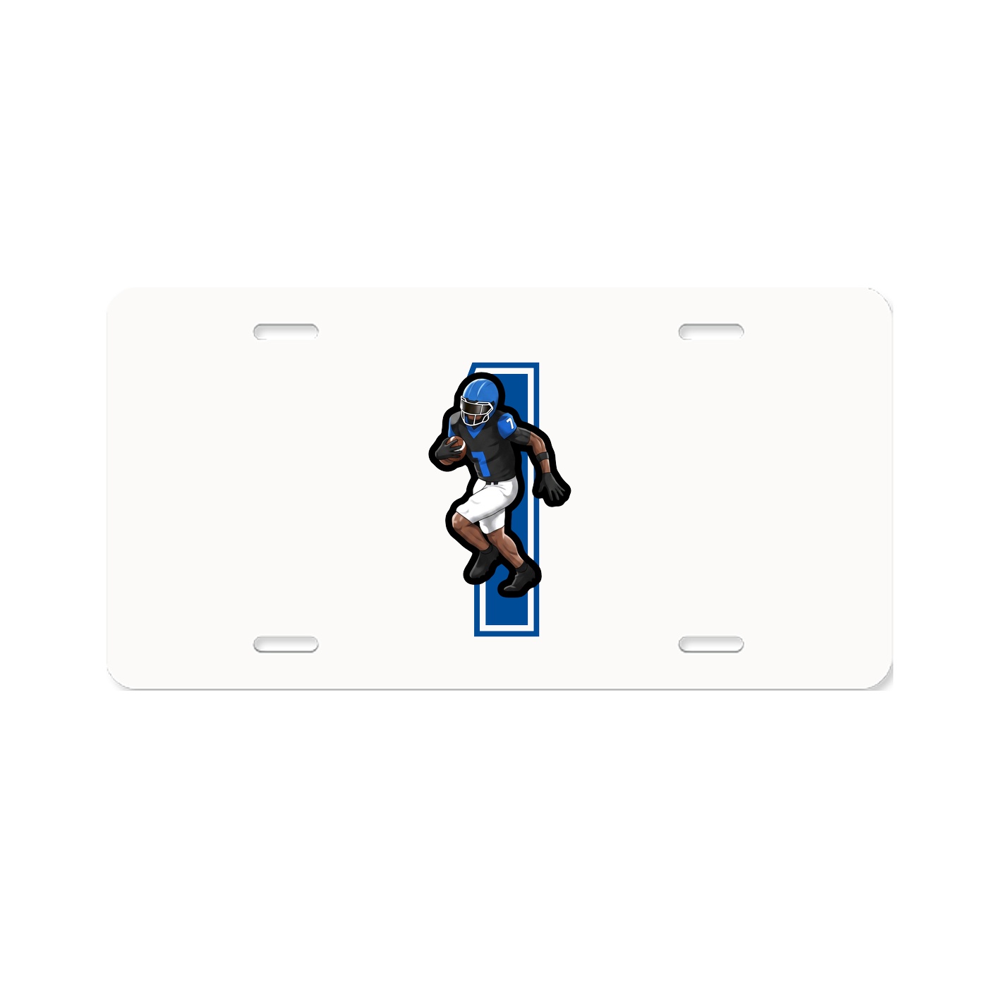 License Plate — Number in Classic