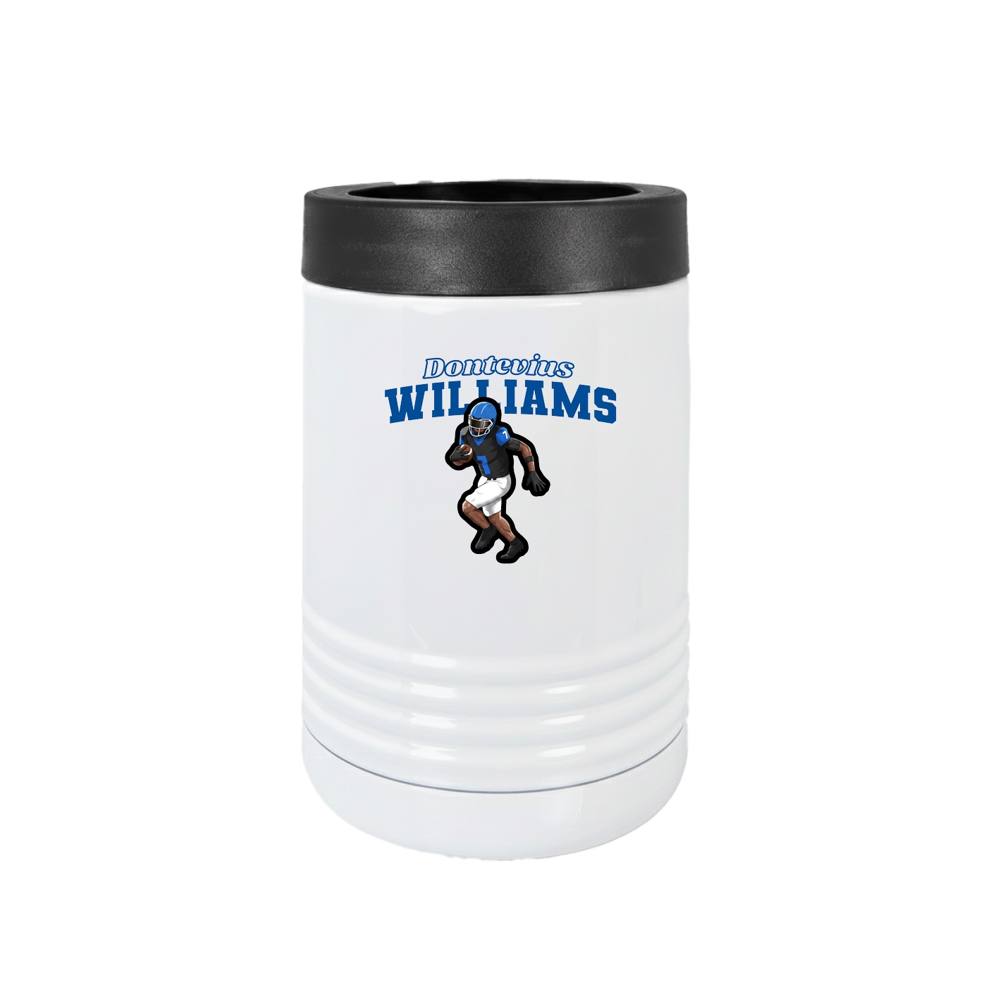 Beverage Holder — Name Arch in White