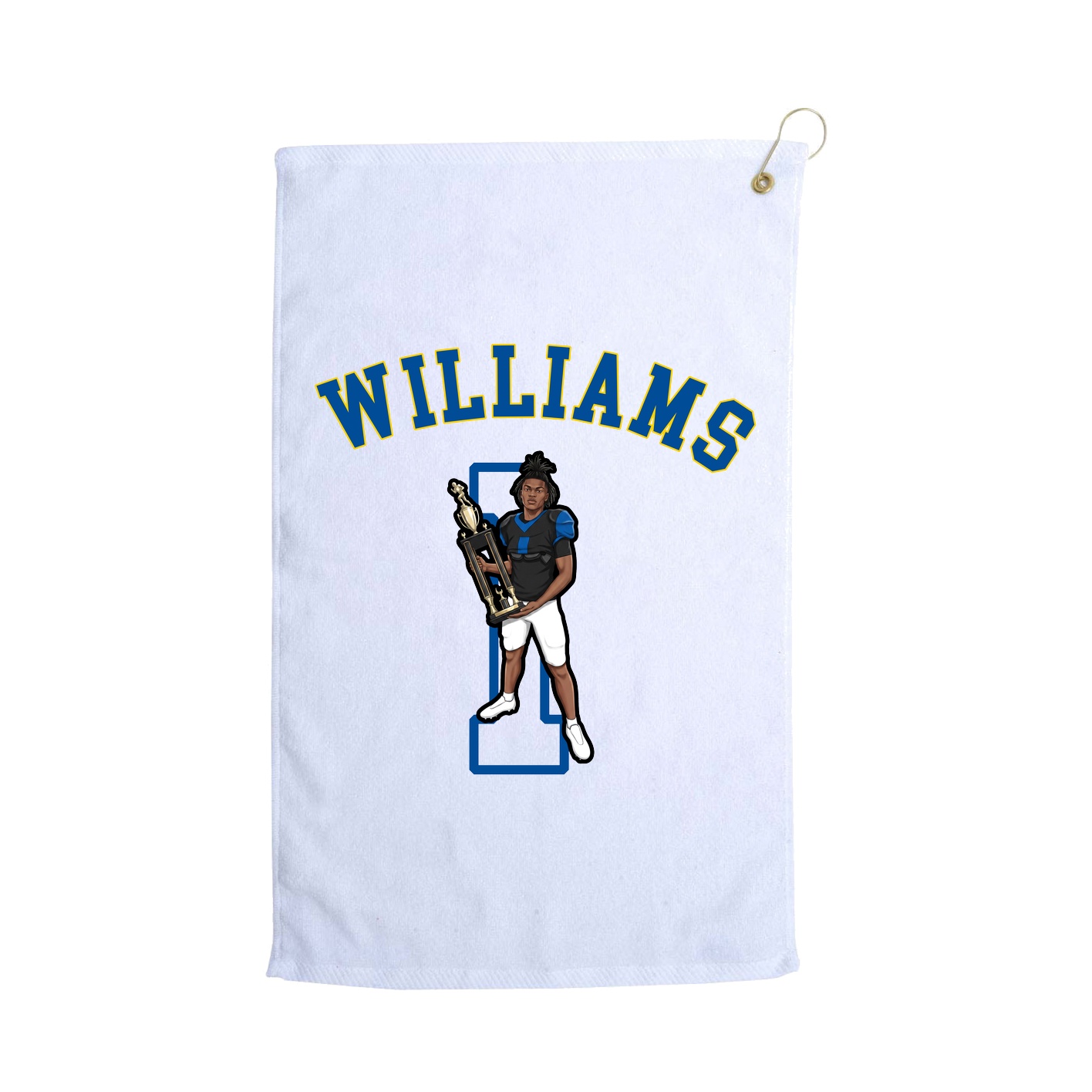 Golf Towel — Shirsey Arch in White