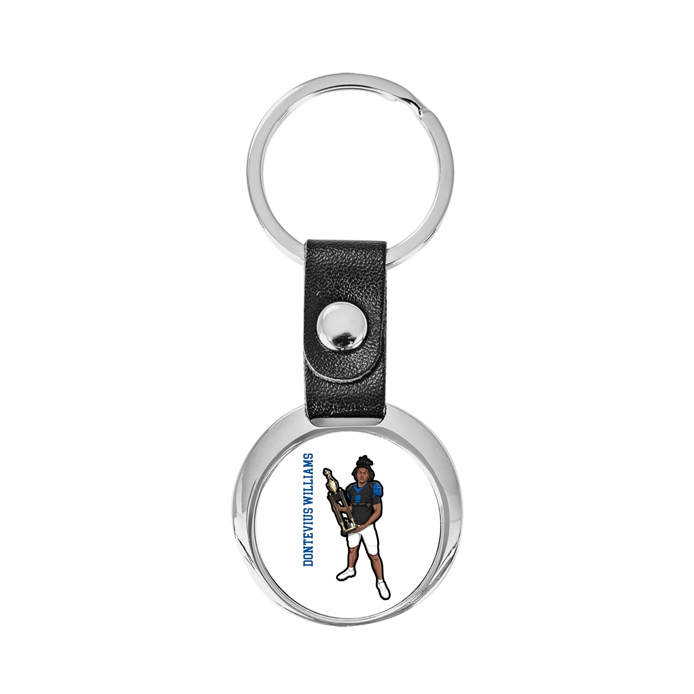 Key Chain — Name Vertical in Classic