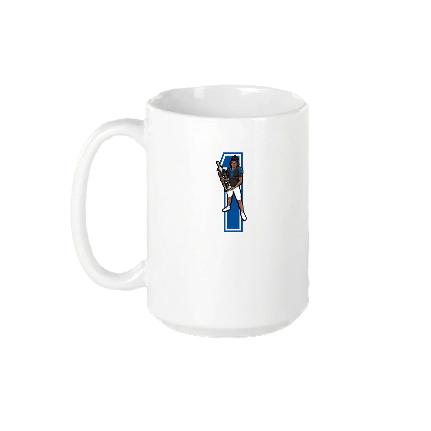 15oz Coffee Mug — Number in White