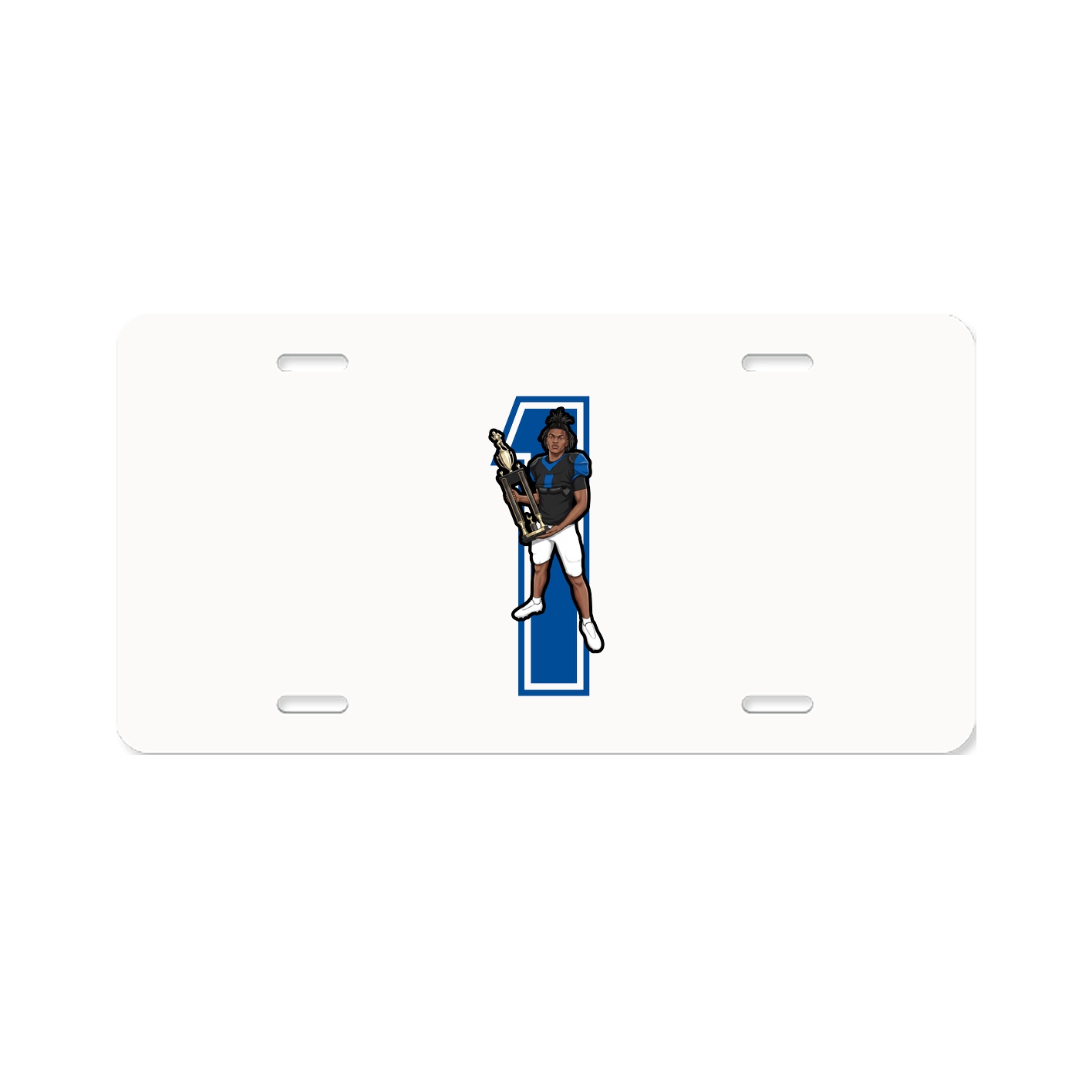 License Plate — Number in Classic