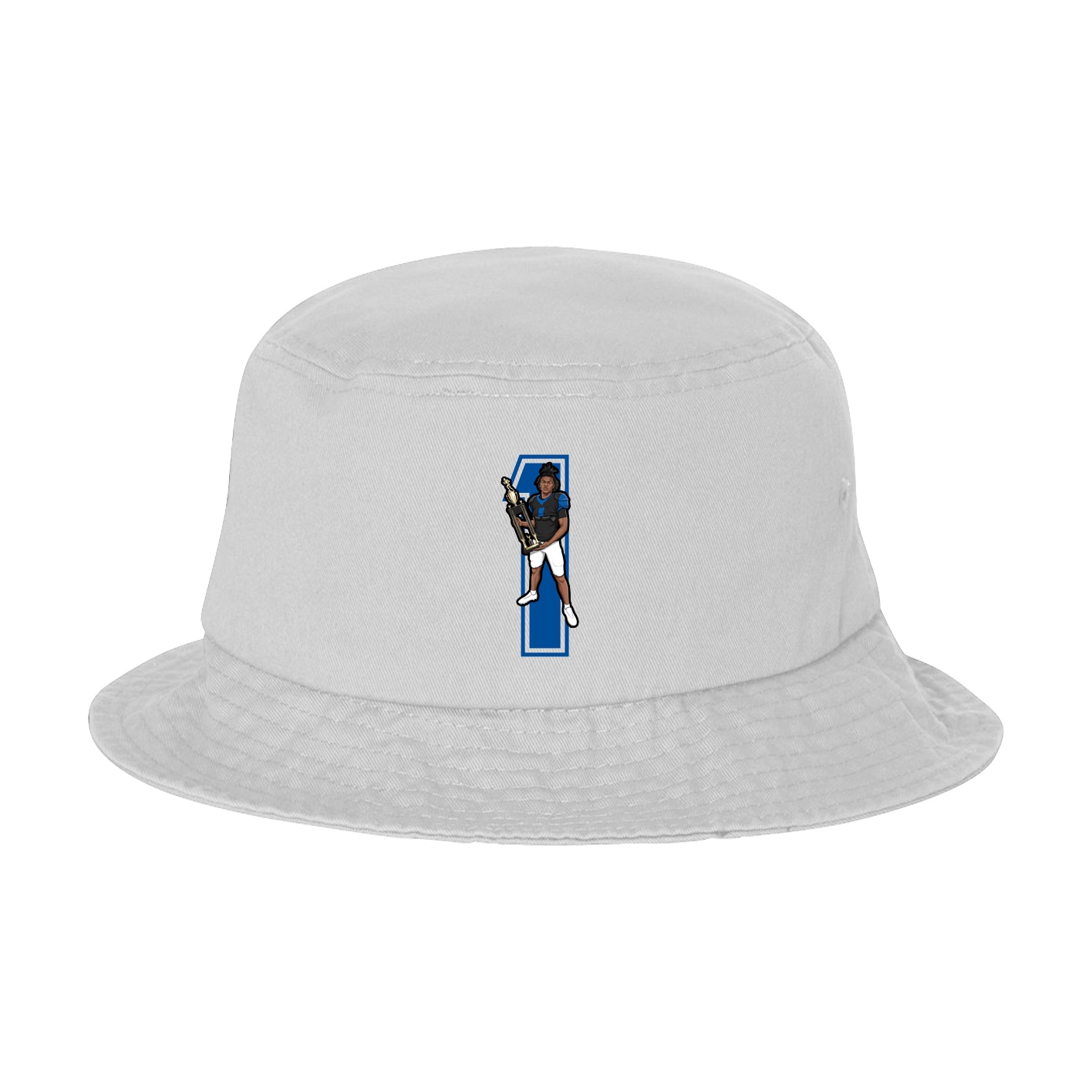 Bucket Cap — Number in White