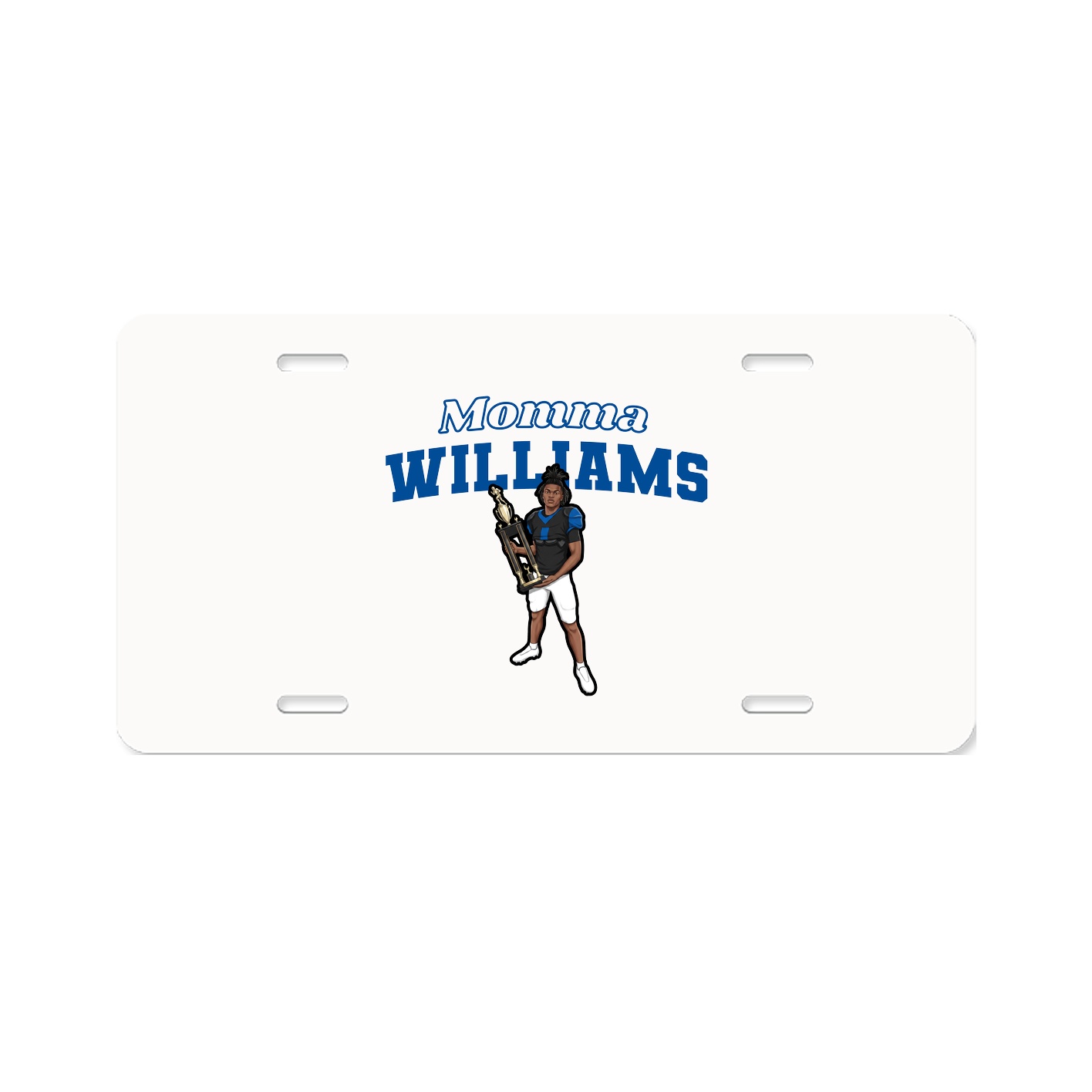 License Plate — Mothers Day Block in Classic