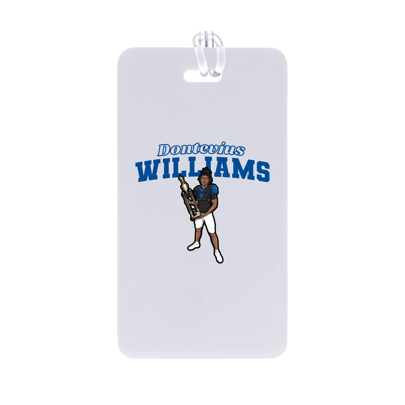 Bag Tag — Name Arch in Classic