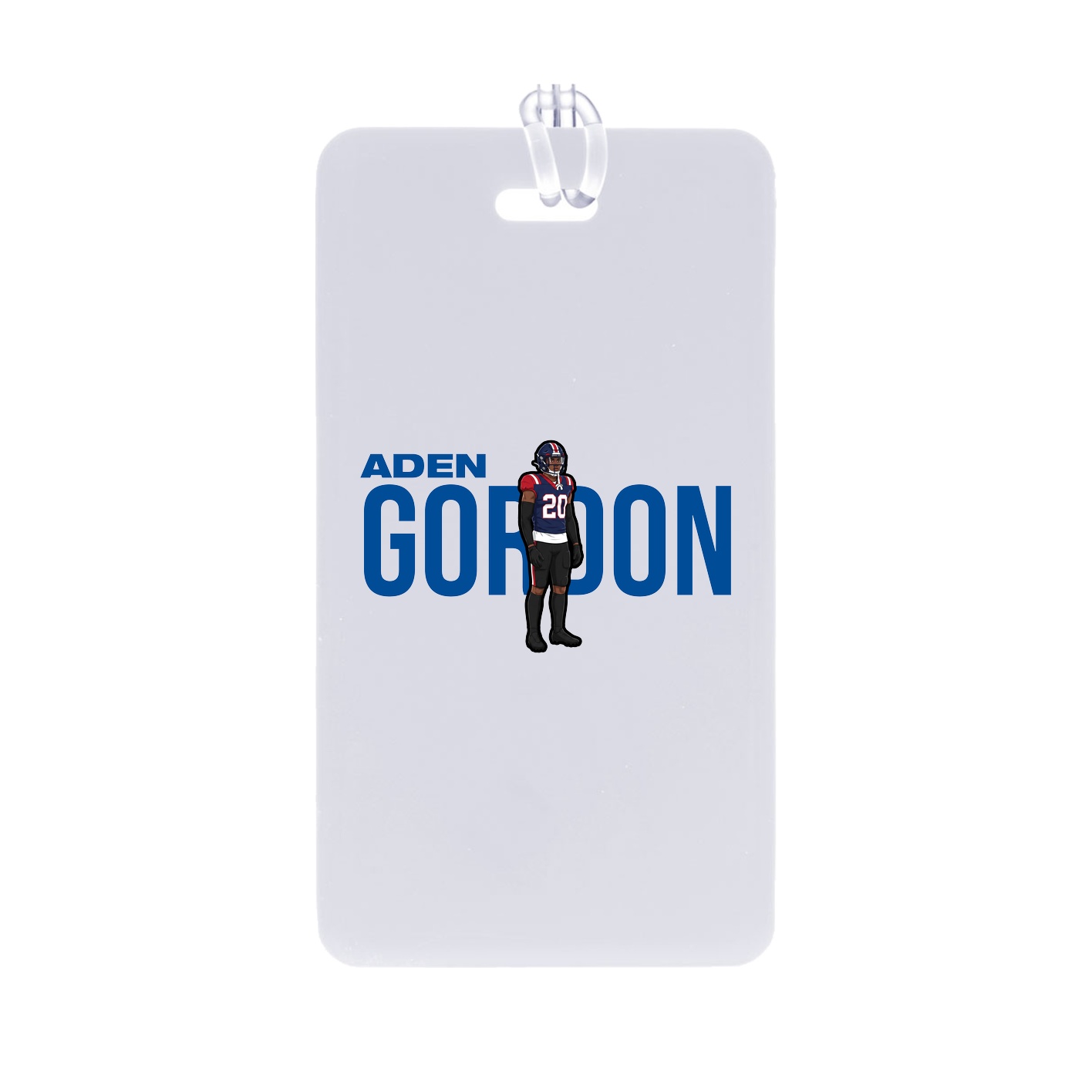 Bag Tag — Player Name in Classic