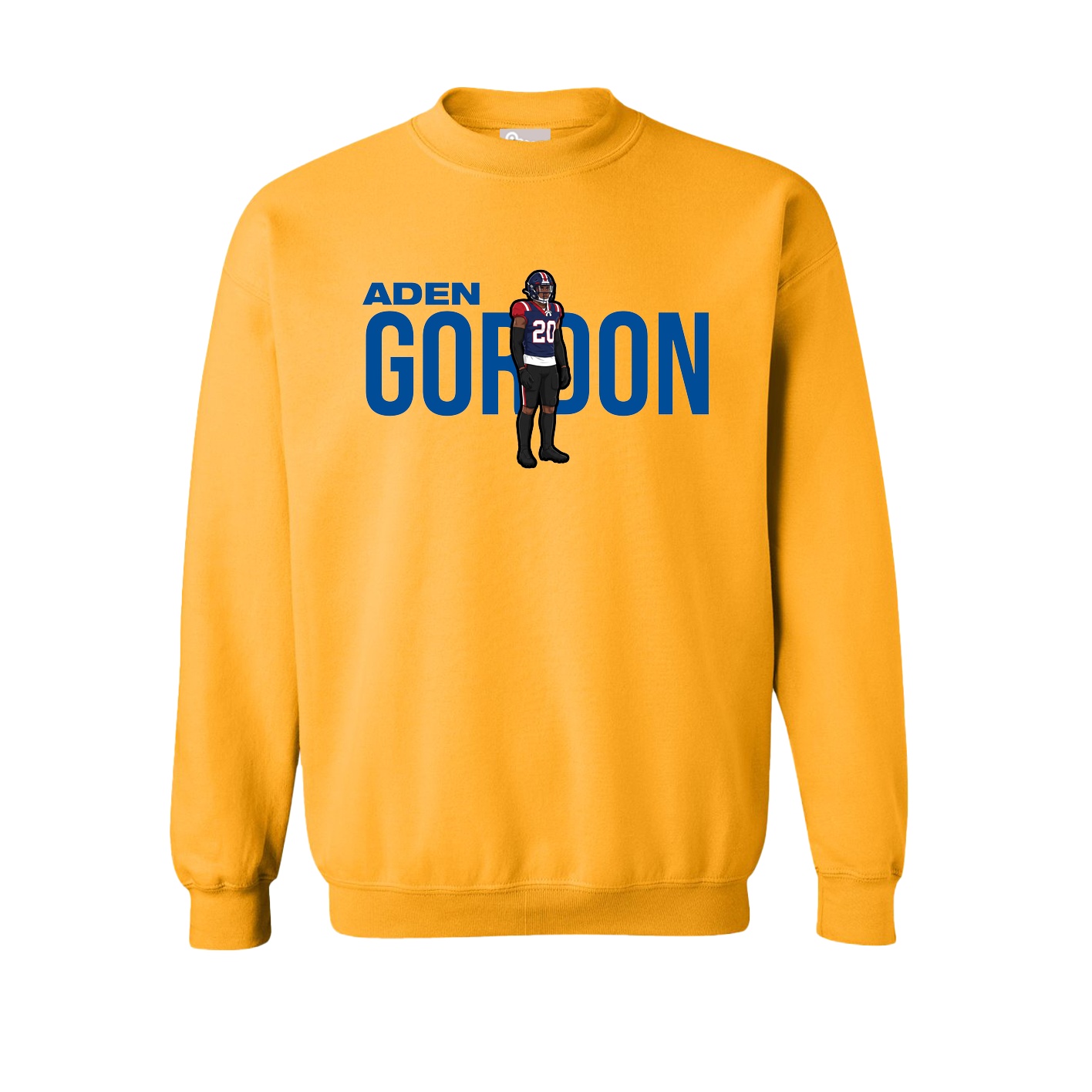 Fleece Crew — Player Name in Gold