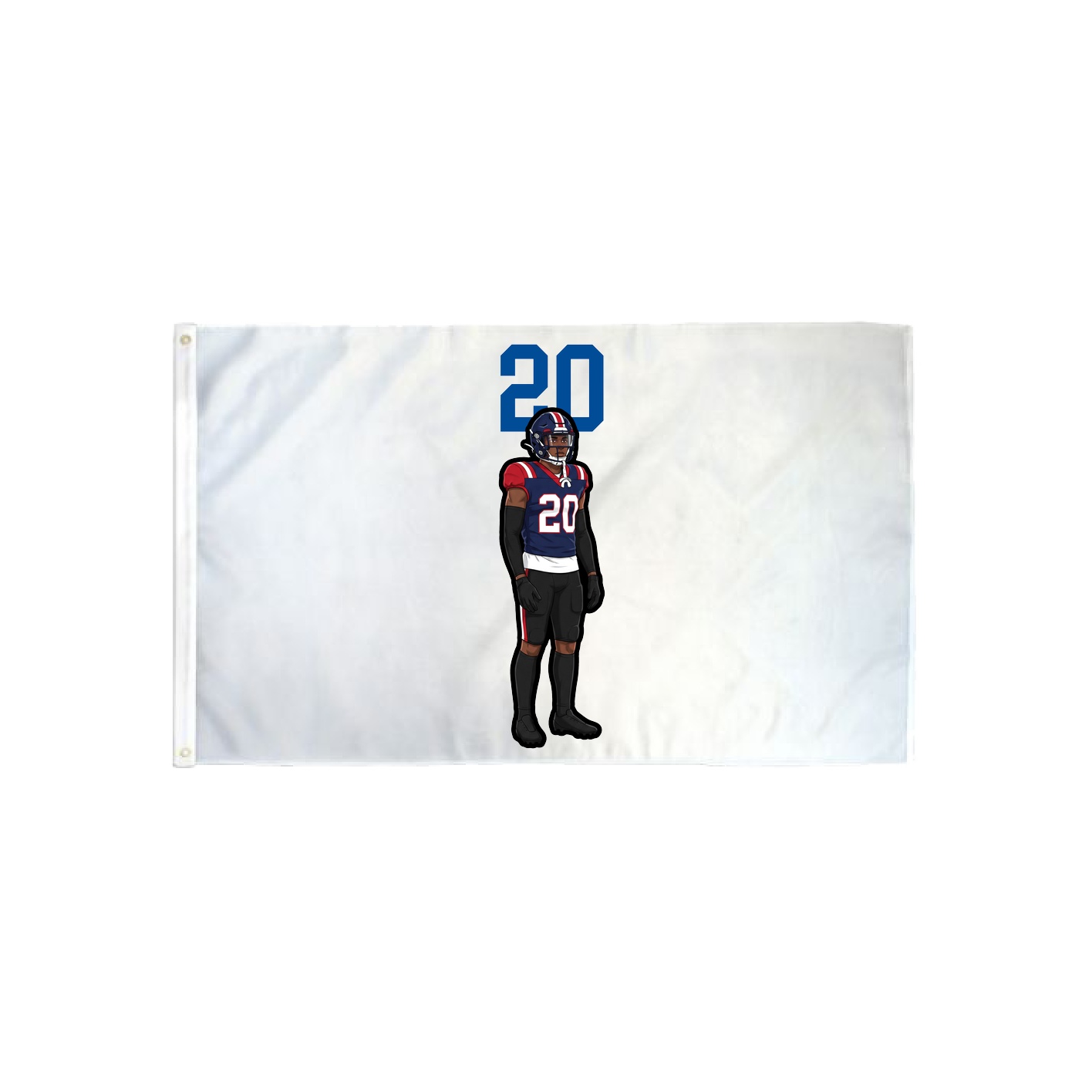 3x5 Flag — Number Top in Classic