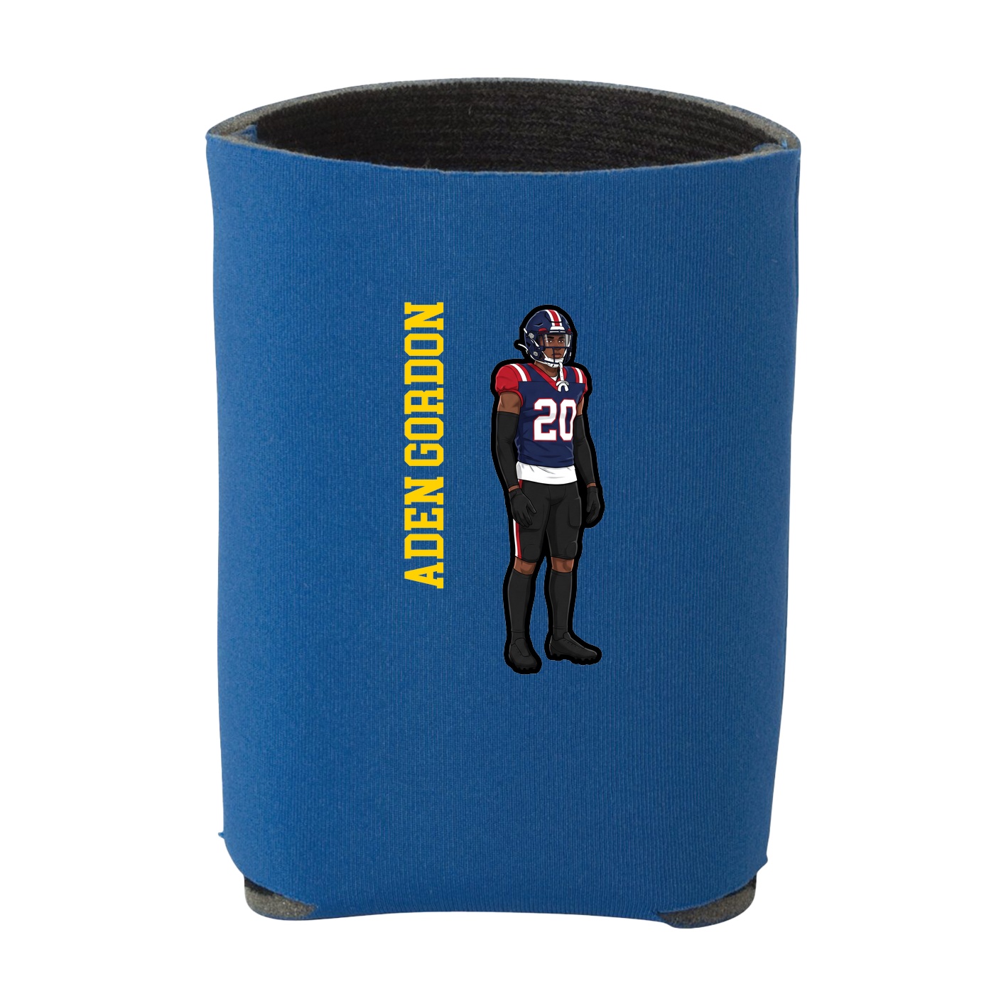 Can Holder — Name Vertical in Royal