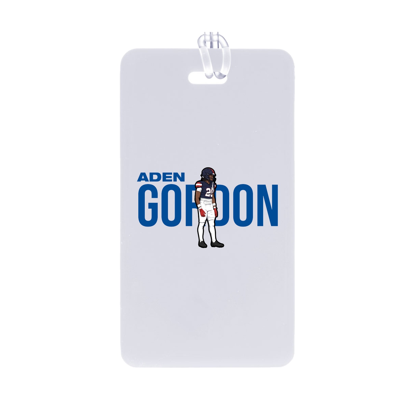 Bag Tag — Player Name in Classic