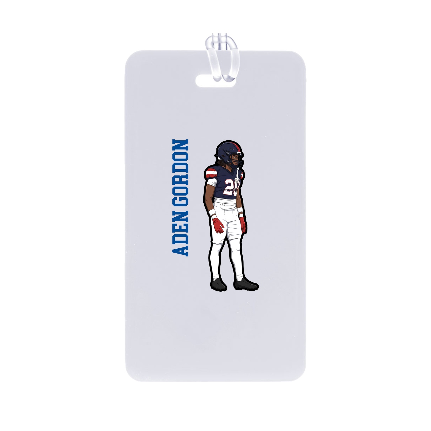Bag Tag — Name Vertical in Classic