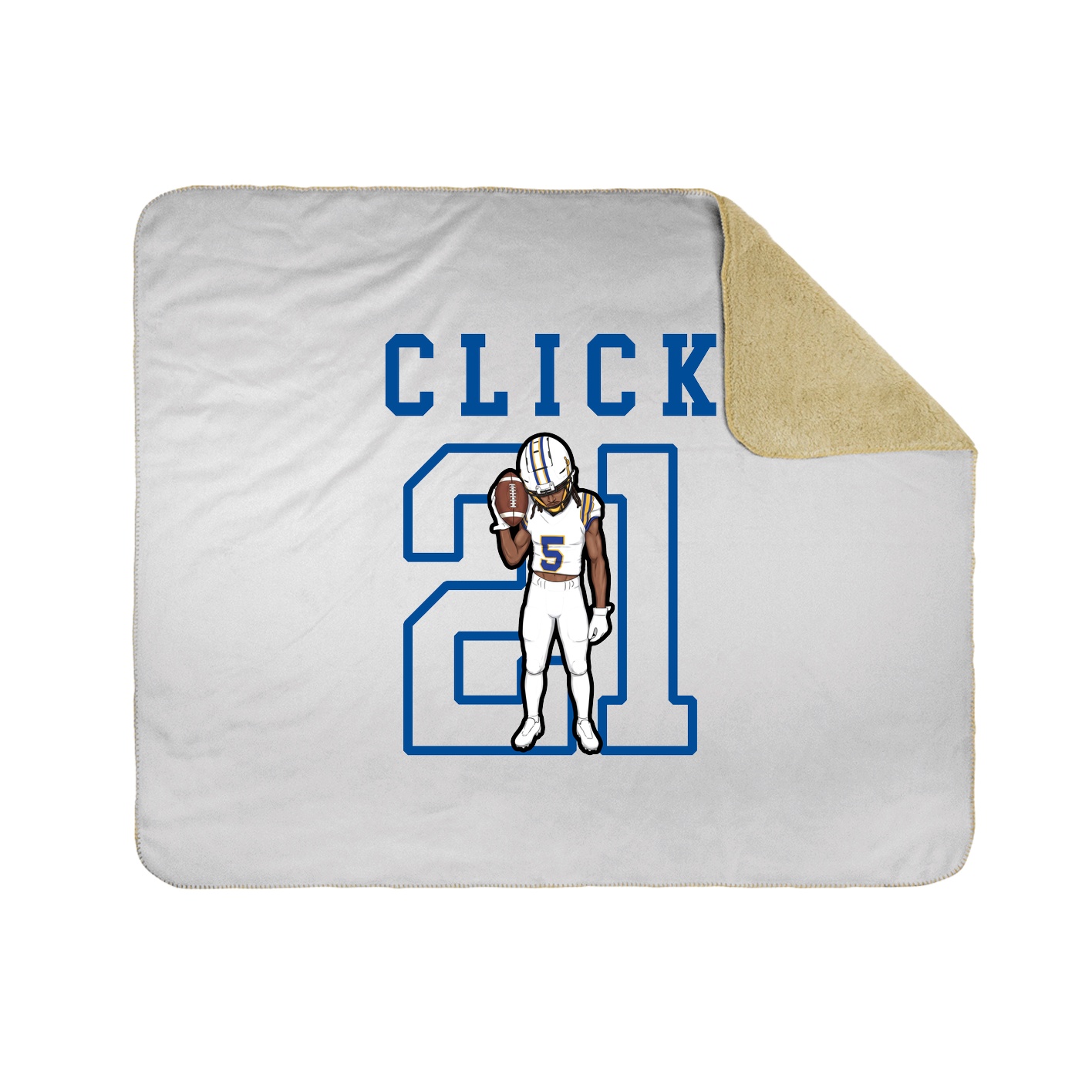 Throw Blanket — Shirsey in White