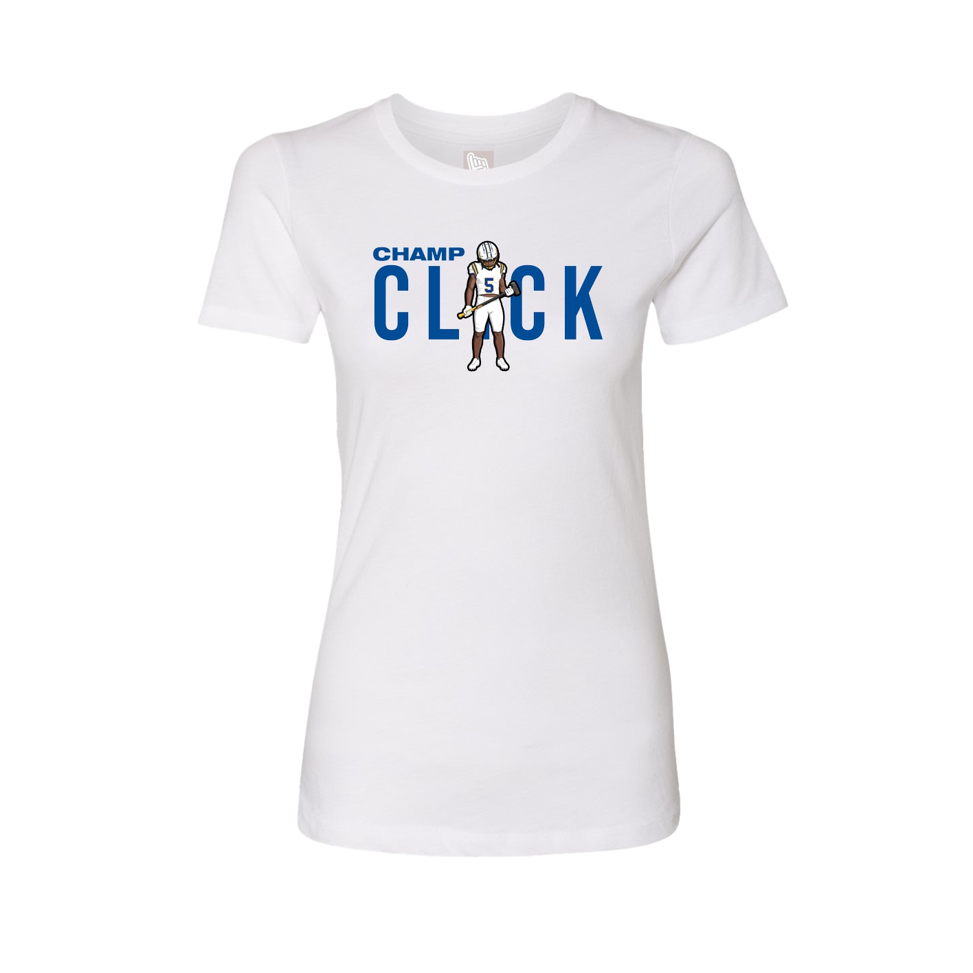 Womens Tee — Player Name in White