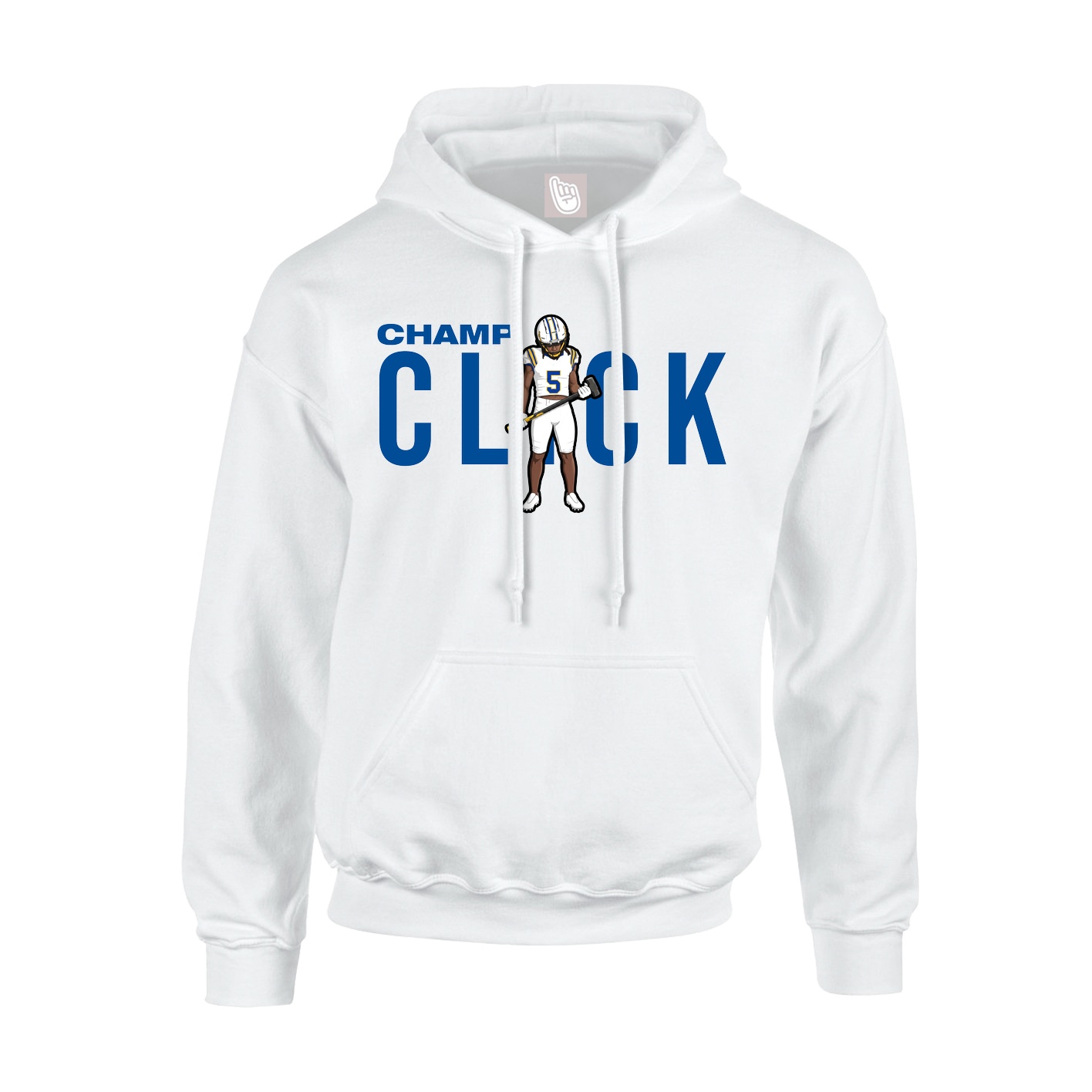 Youth Hoodie — Player Name in White