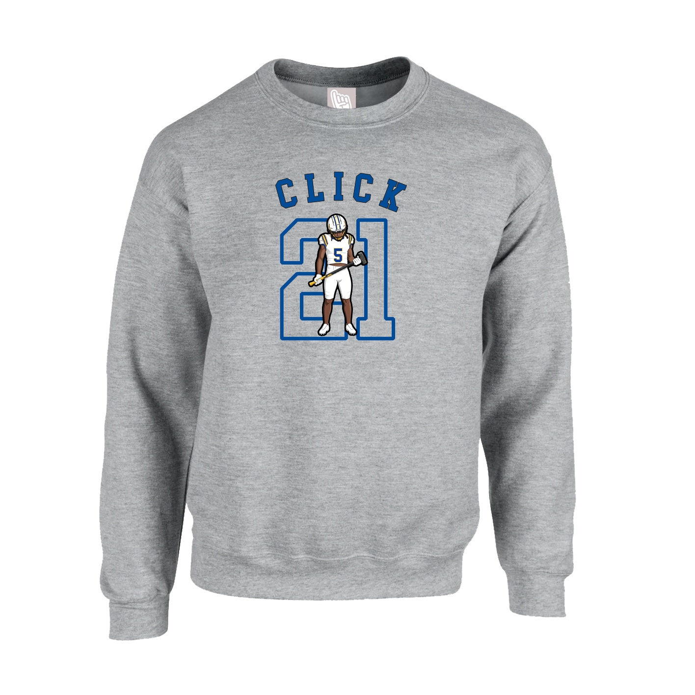 Fleece Crew — Shirsey Arch in Grey