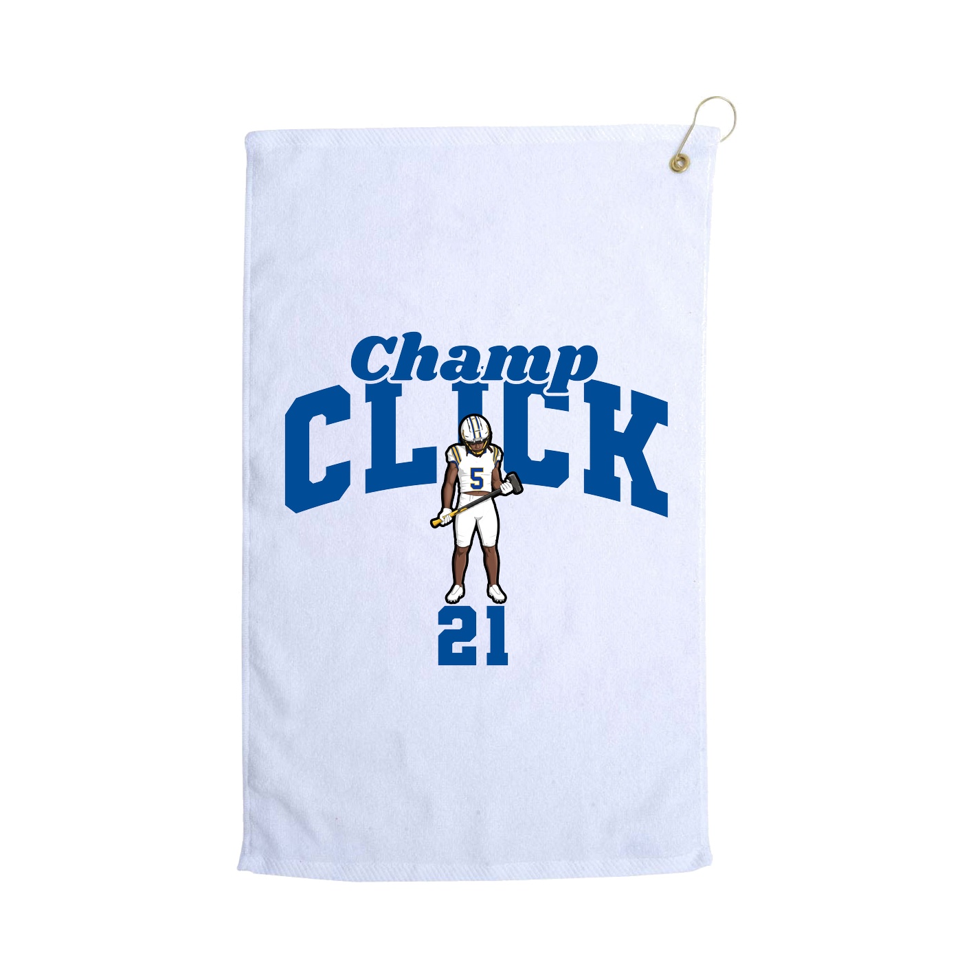 Golf Towel — Signature Arch in White