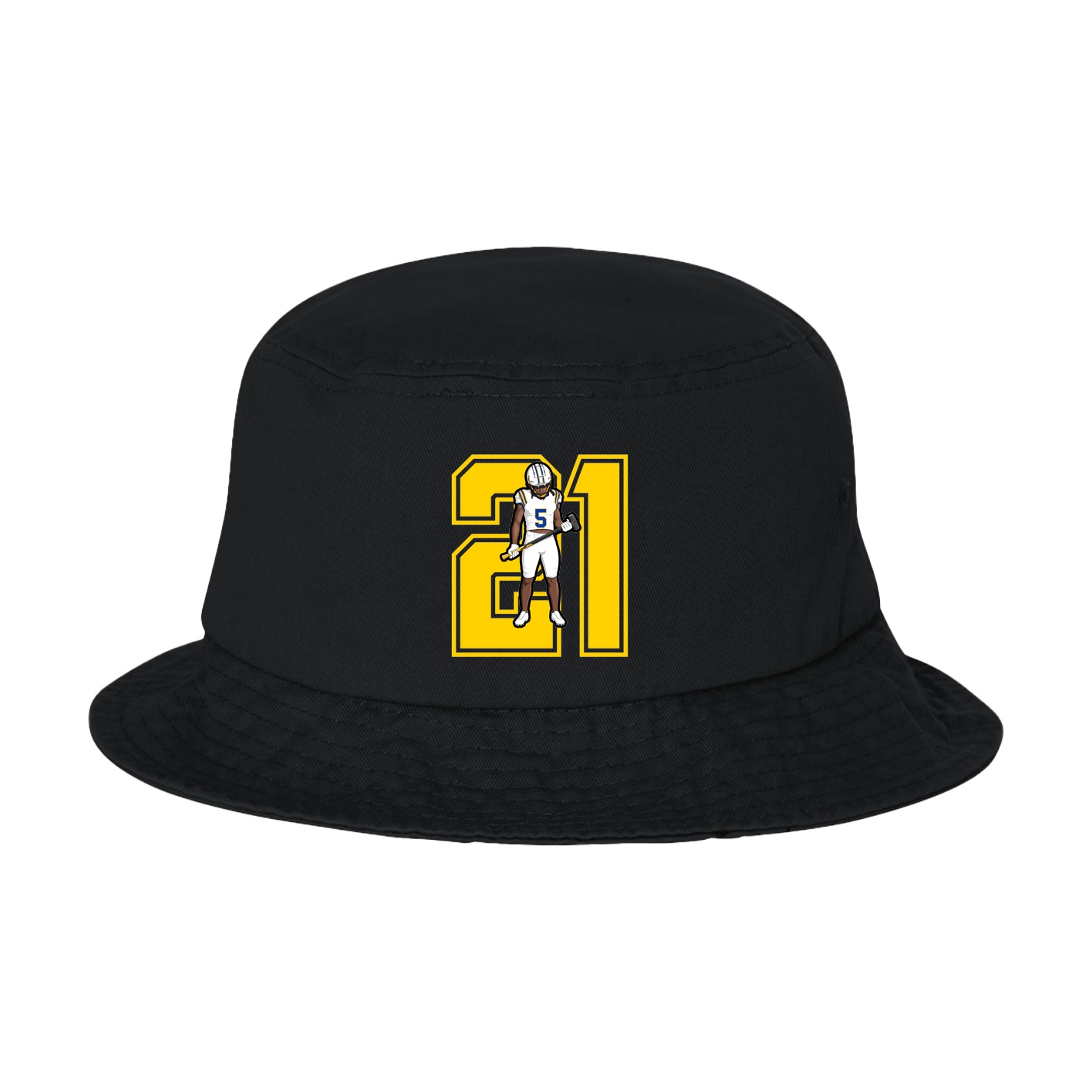 Bucket Cap — Number in Black
