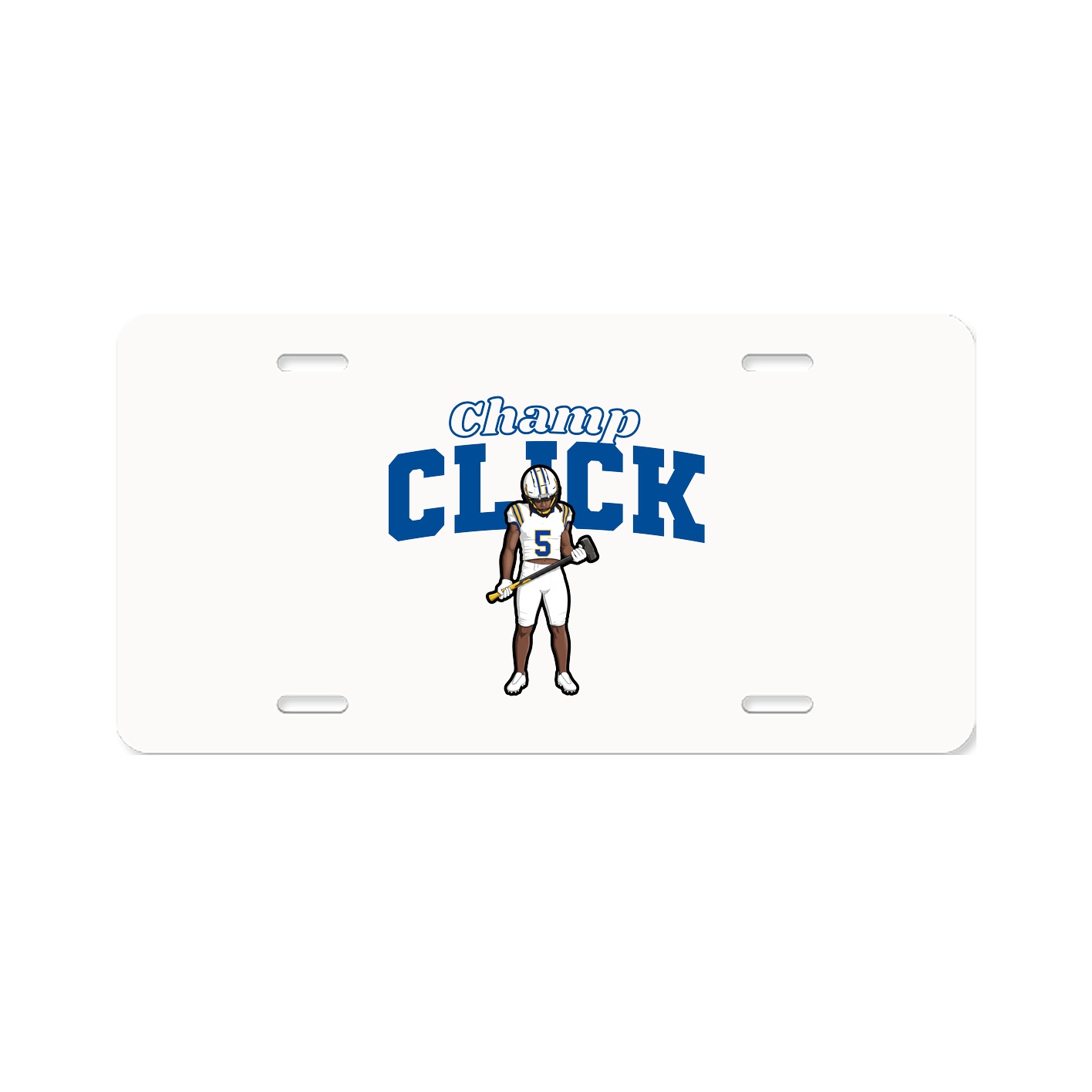 License Plate — Name Arch in Classic