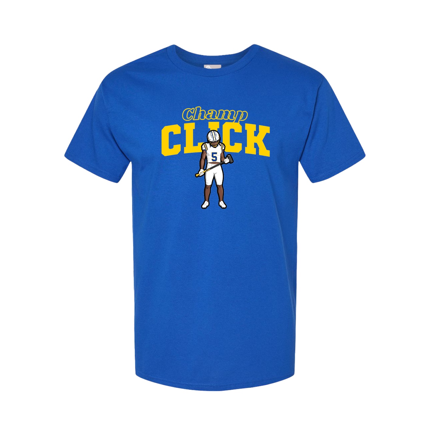 Youth Tee — Name Arch in Royal
