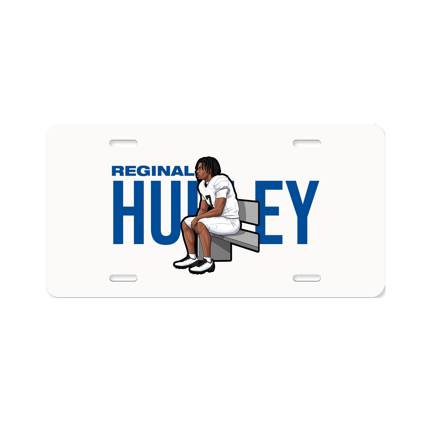License Plate — Player Name in Classic