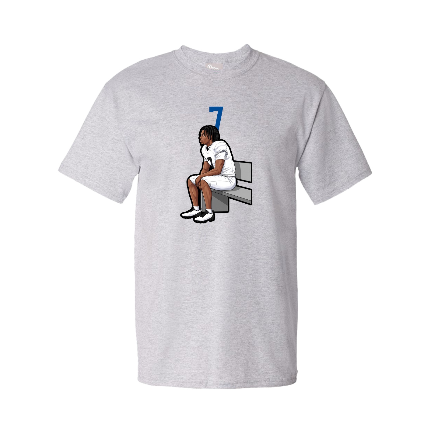 Tee — Number Top in Grey