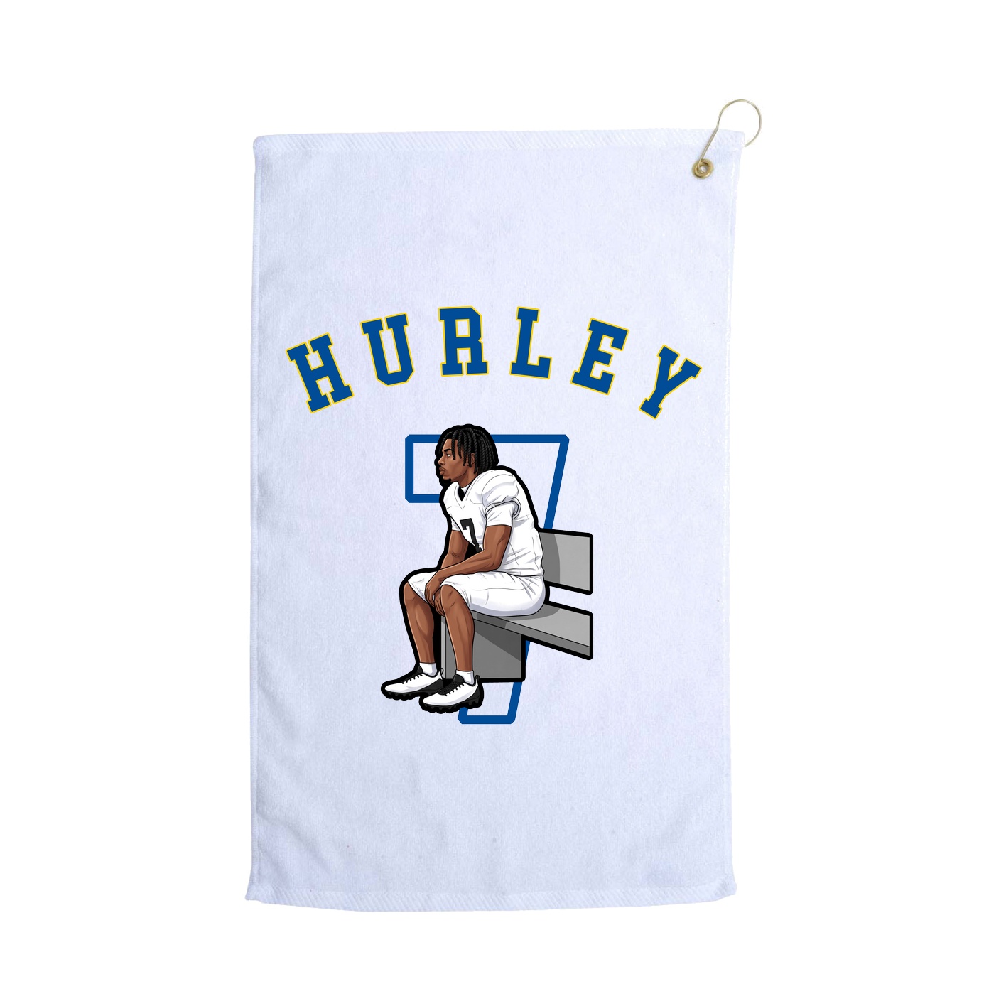 Golf Towel — Shirsey Arch in White