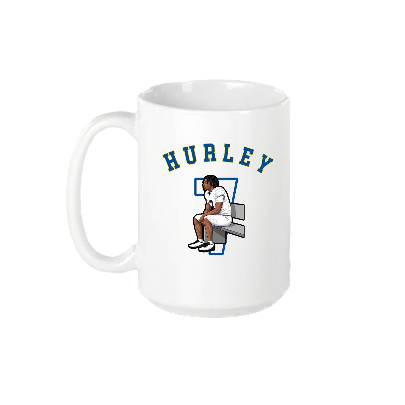 15oz Coffee Mug — Shirsey Arch in White