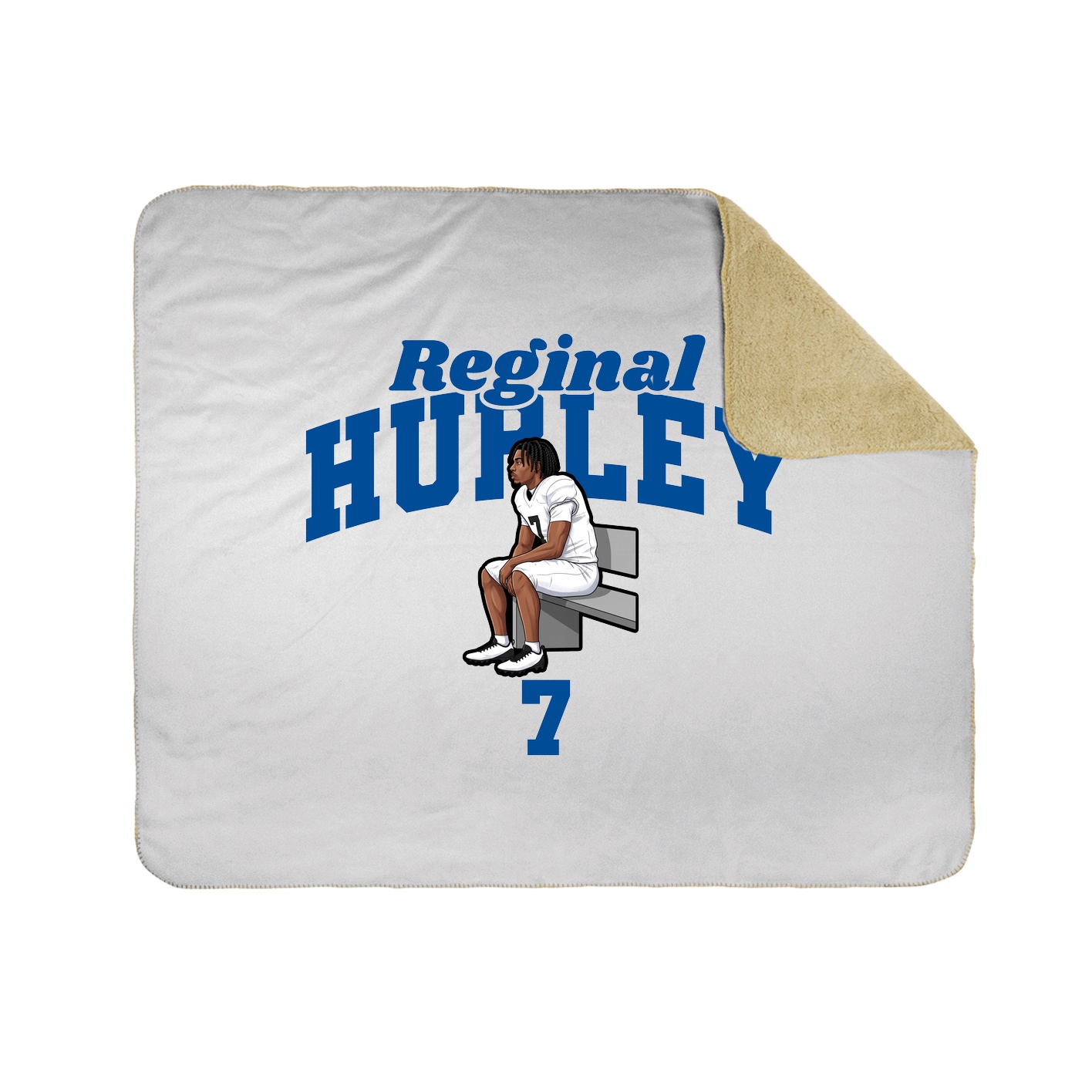 Throw Blanket — Signature Arch in White