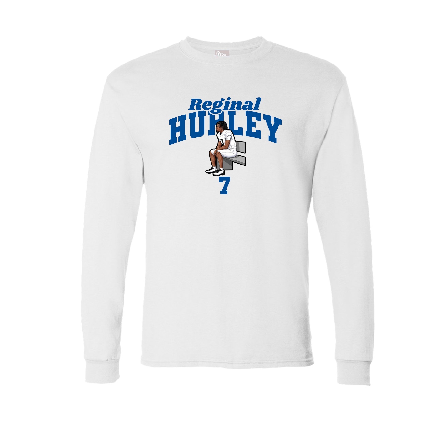 Long Sleeve Tee — Signature Arch in White