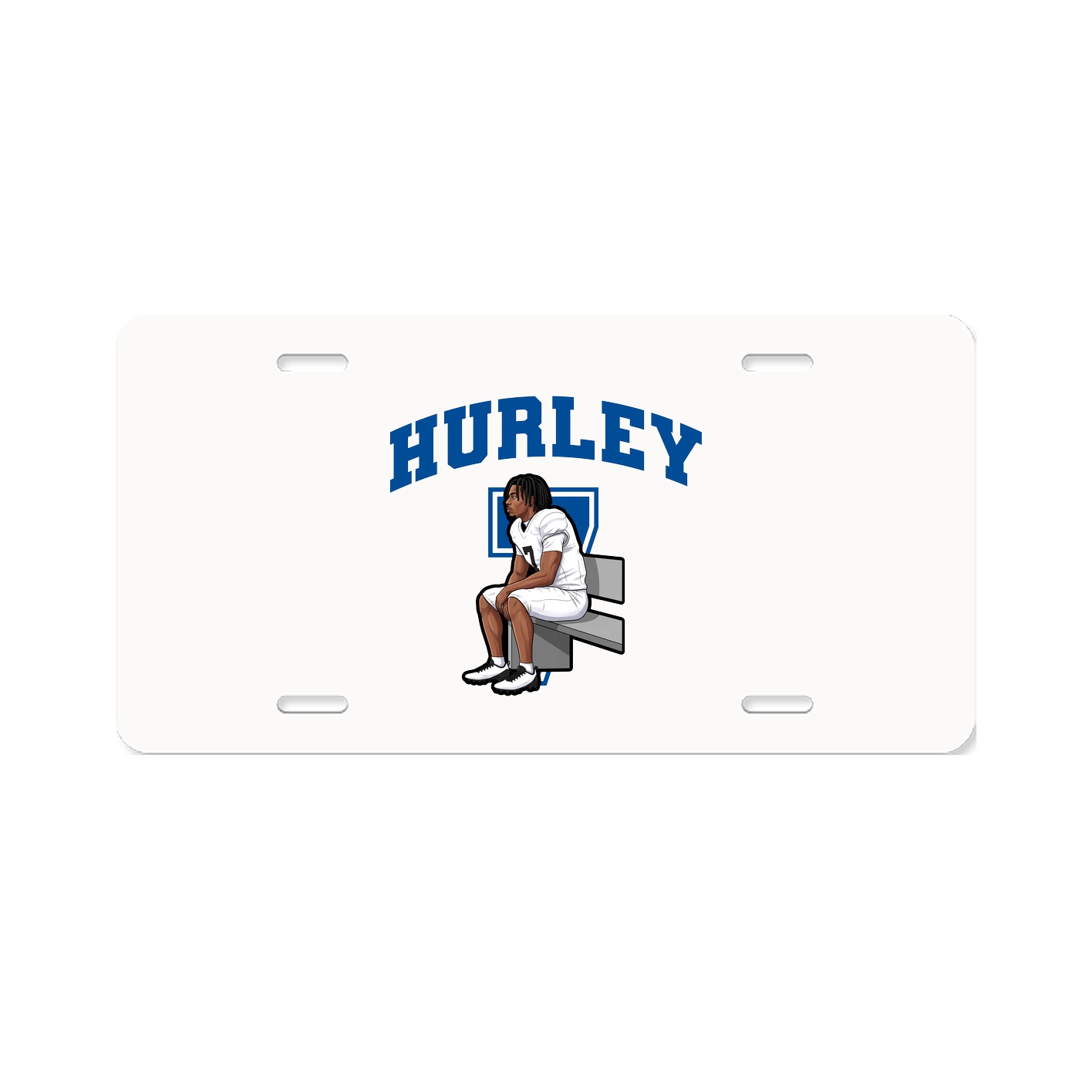 License Plate — Number in Classic