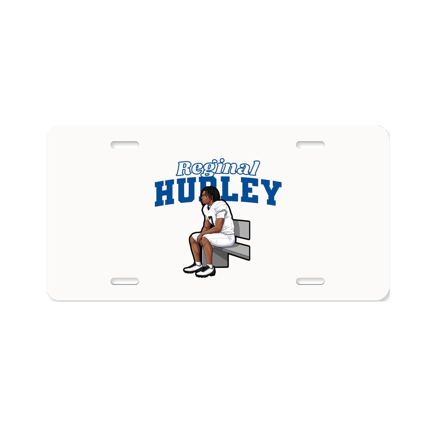 License Plate — Name Arch in Classic